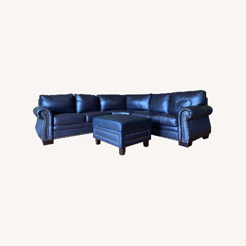 Used 3-Piece Leather Sectional for sale on AptDeco