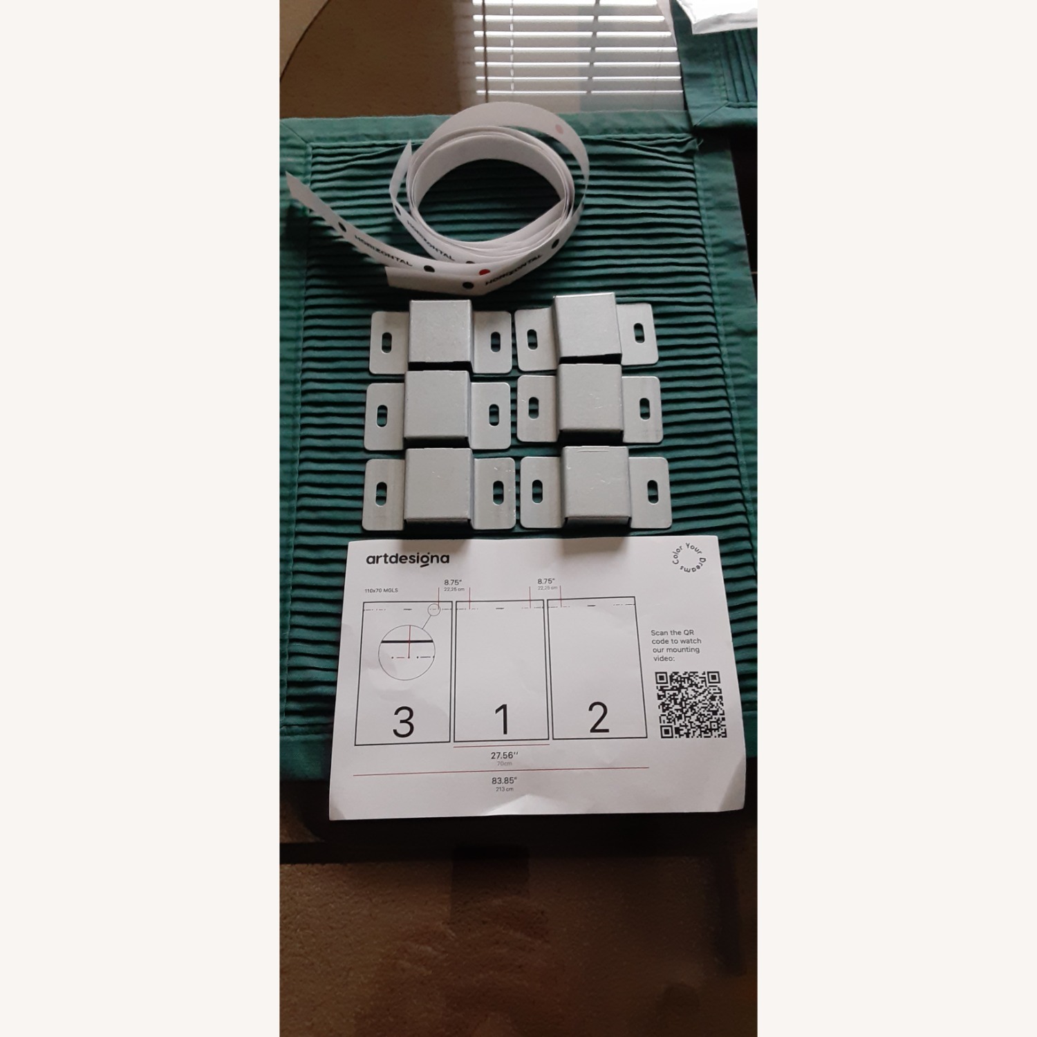 Colorized Trio Glass Wall Art - image-4