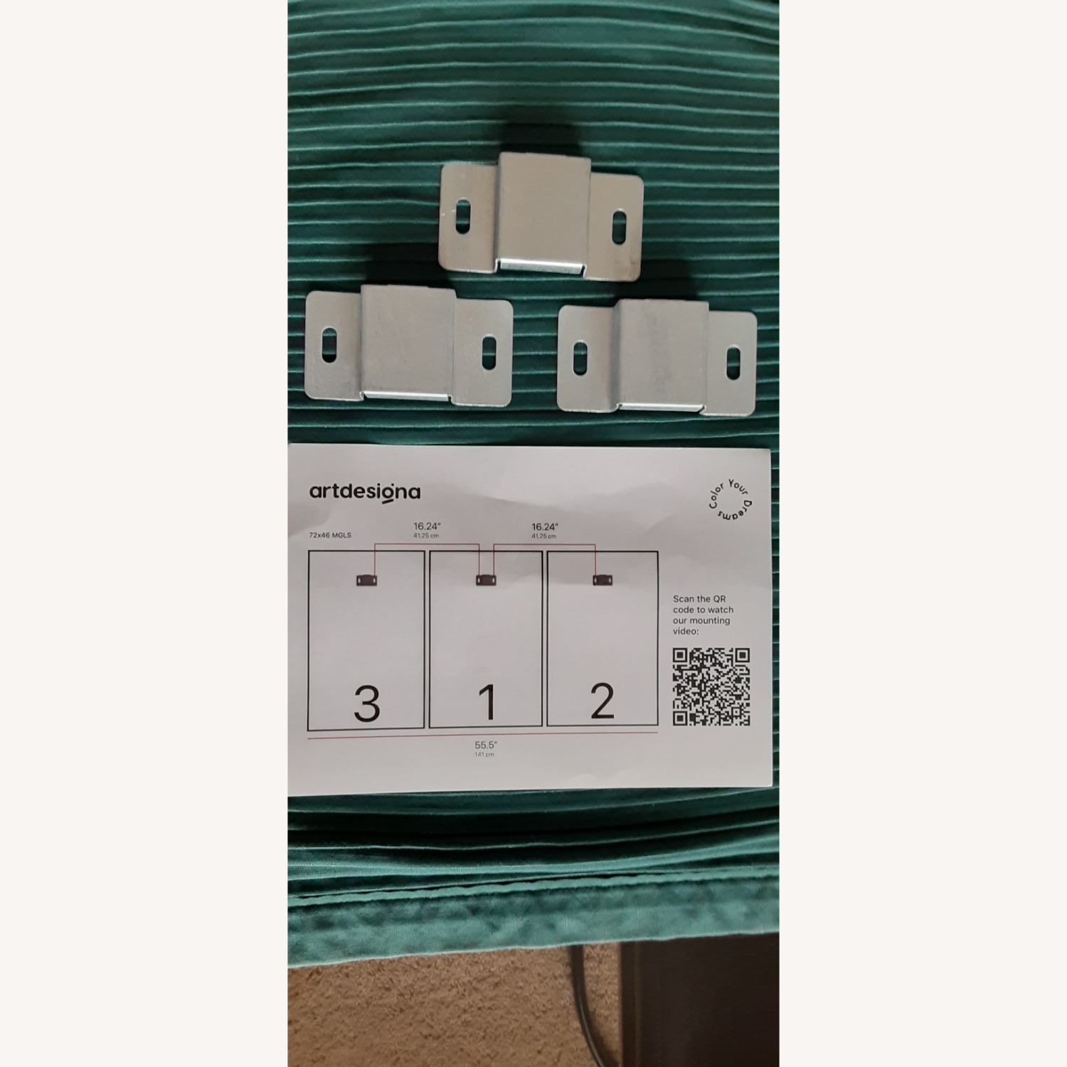 Trio Glass Wall Art - image-4