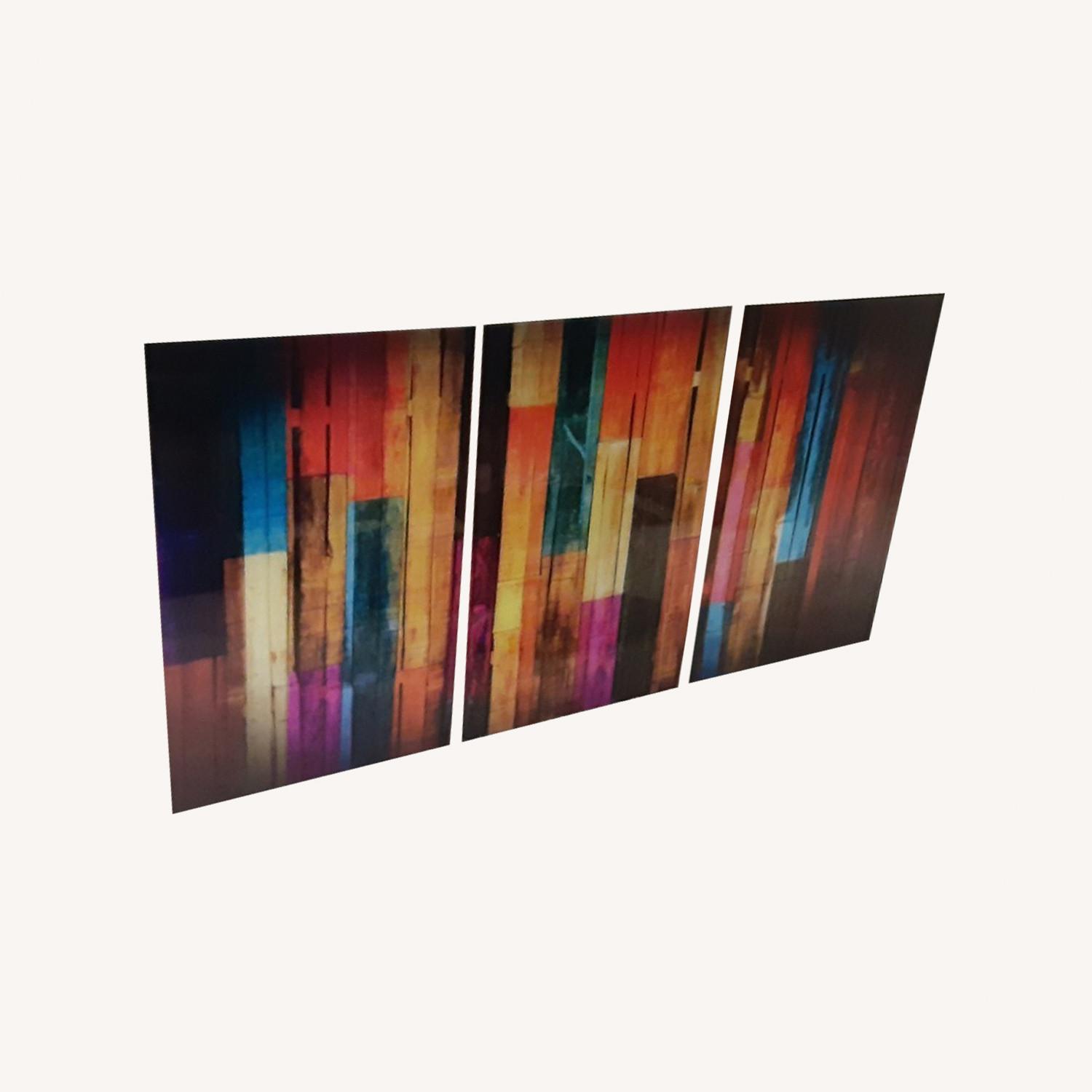 Trio Glass Wall Art - image-0
