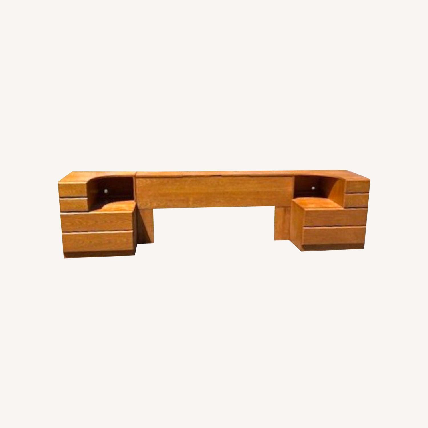 Mid Century Dixie Scova Teak Bed - image-0
