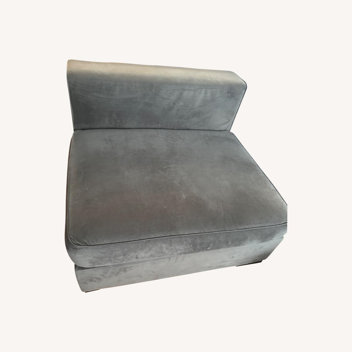 West Elm Brown Sofa Chair - image-0