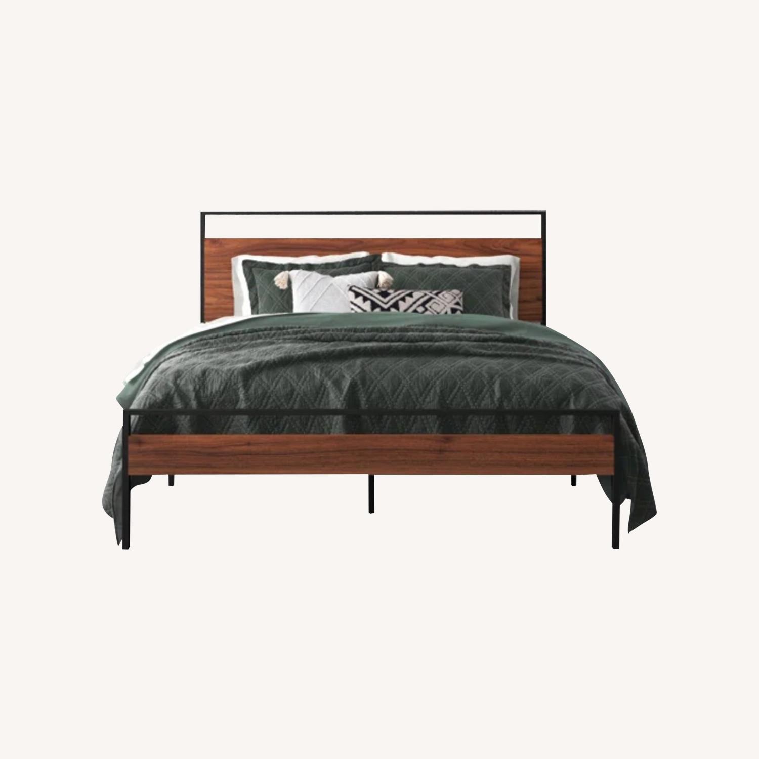 Jetty Platform Bed - Gray - image-0