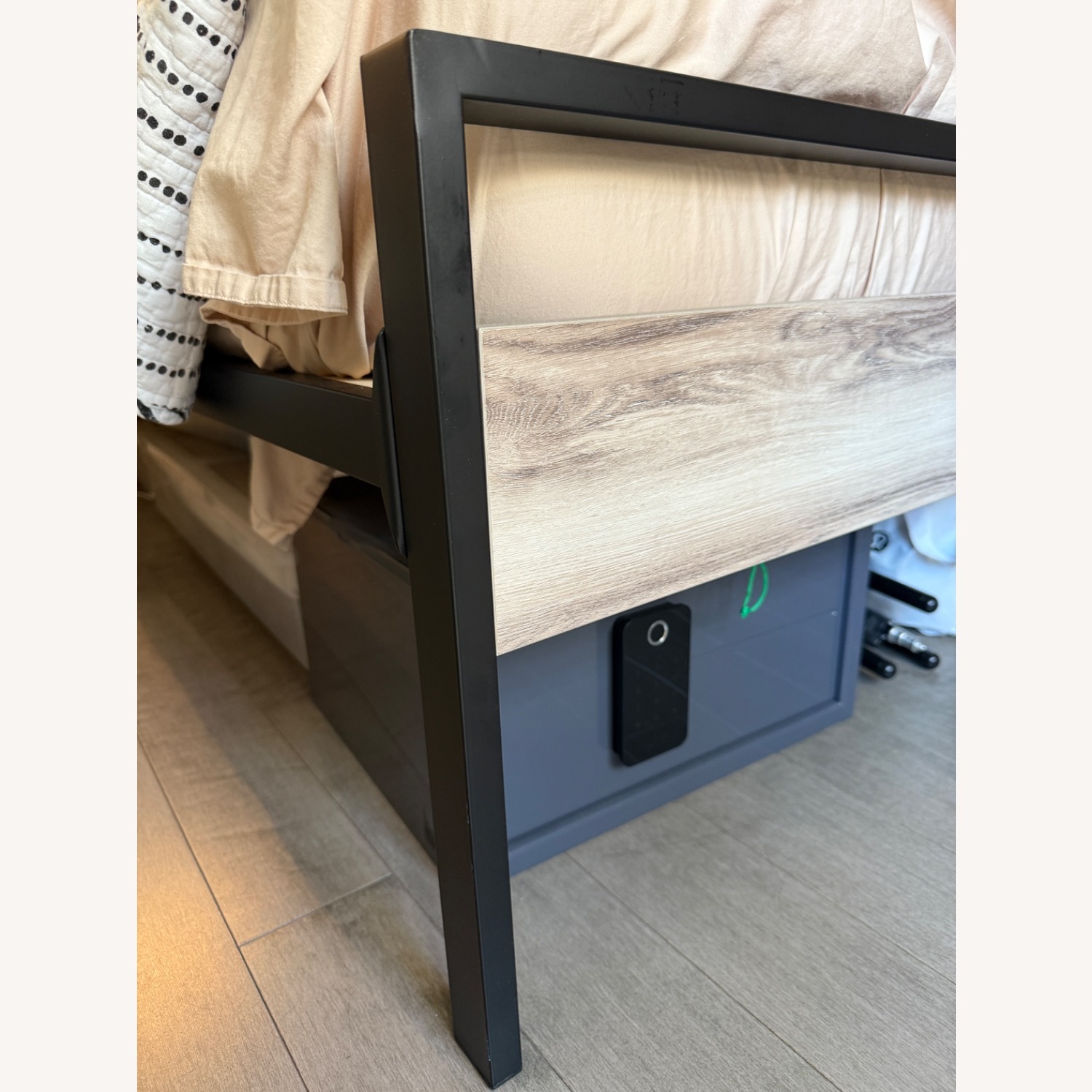 Jetty Platform Bed - Gray - image-1