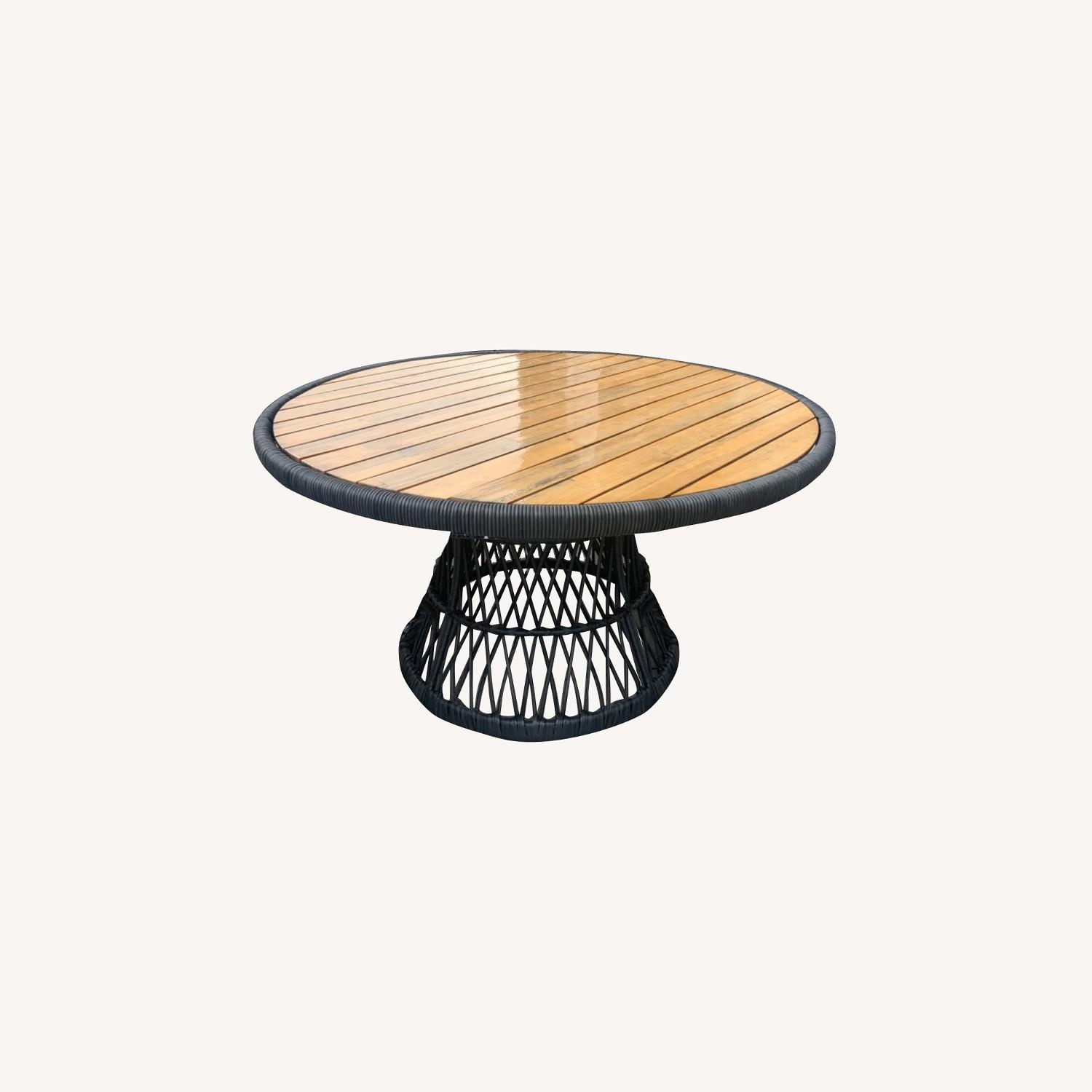 Calliope 54.5” Outdoor Dining Table - Wicker - image-7