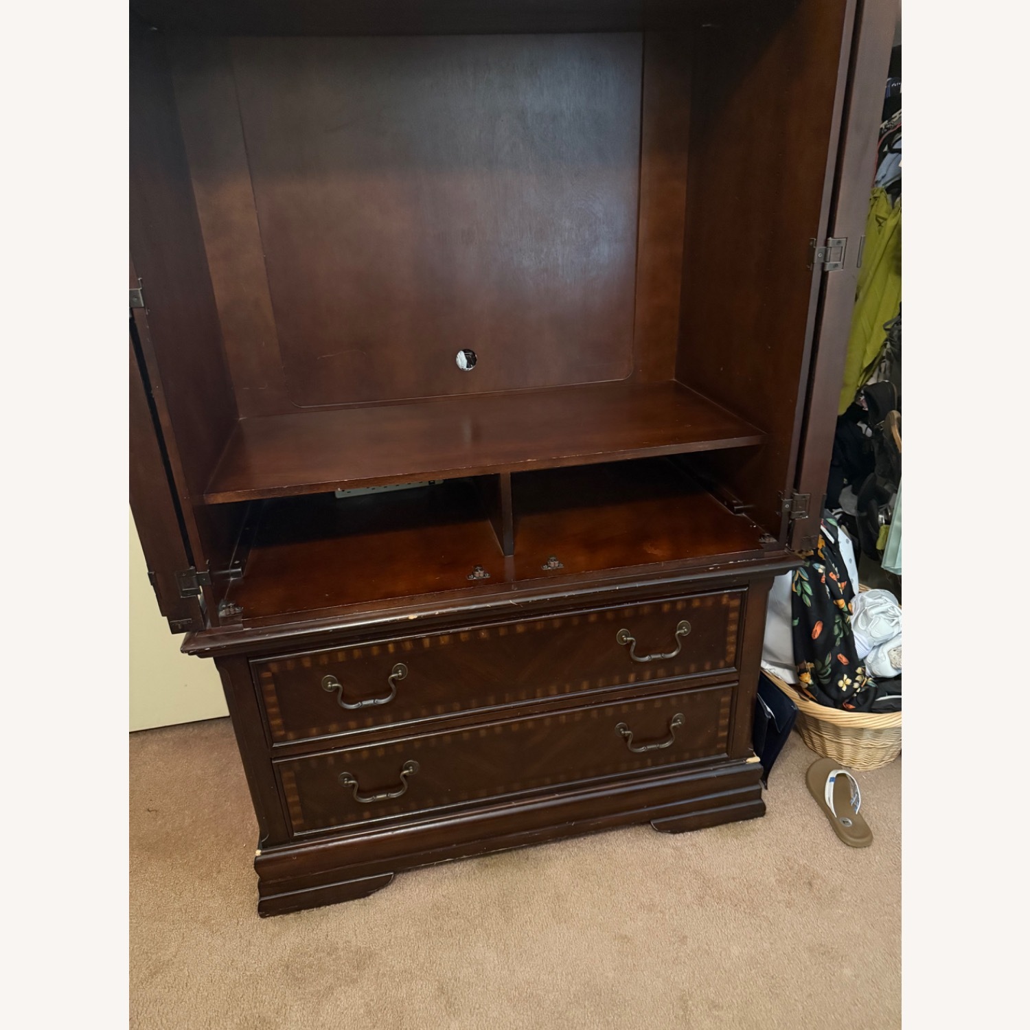 Wood Armoire  - image-2