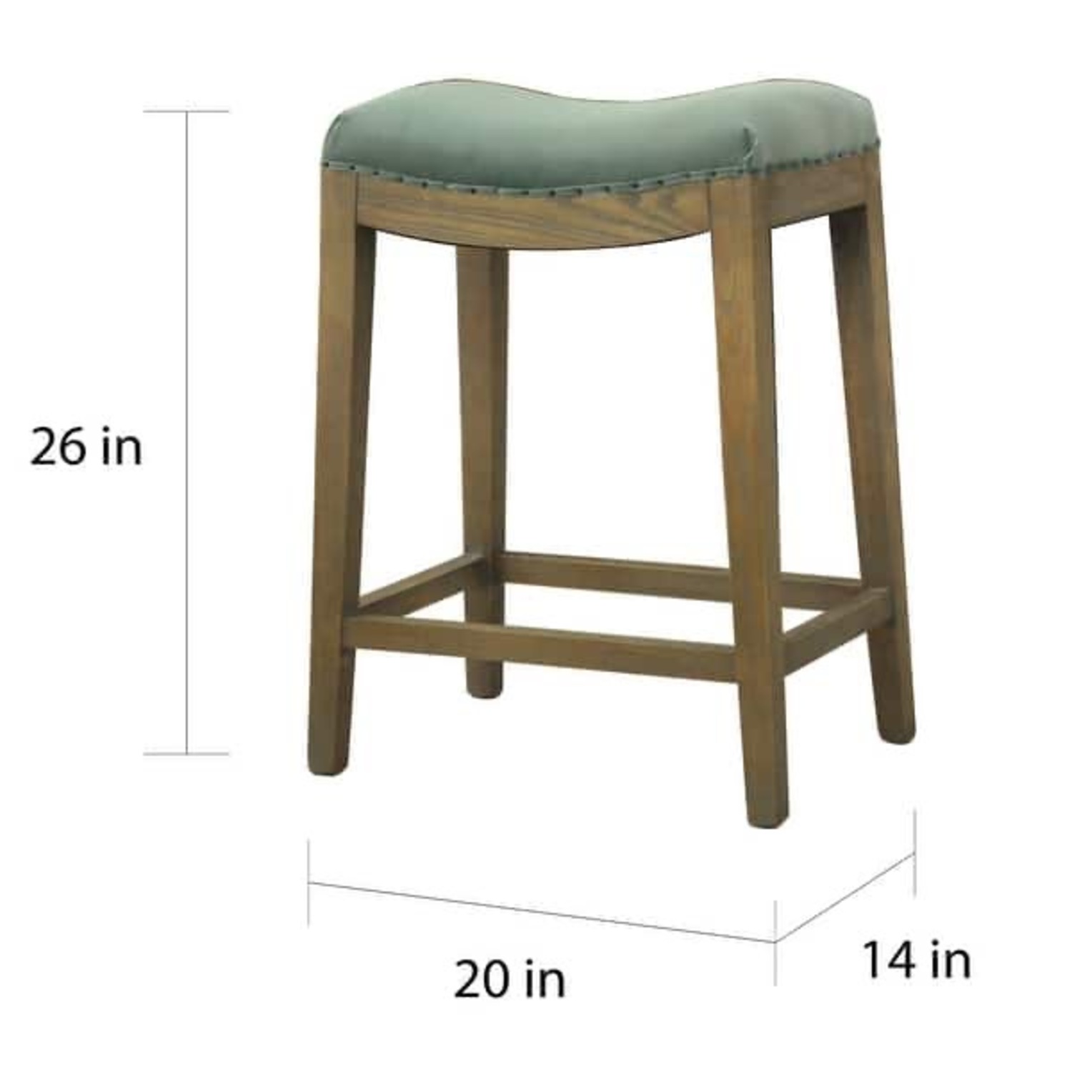 Blue Velvet French Style Stools - image-3