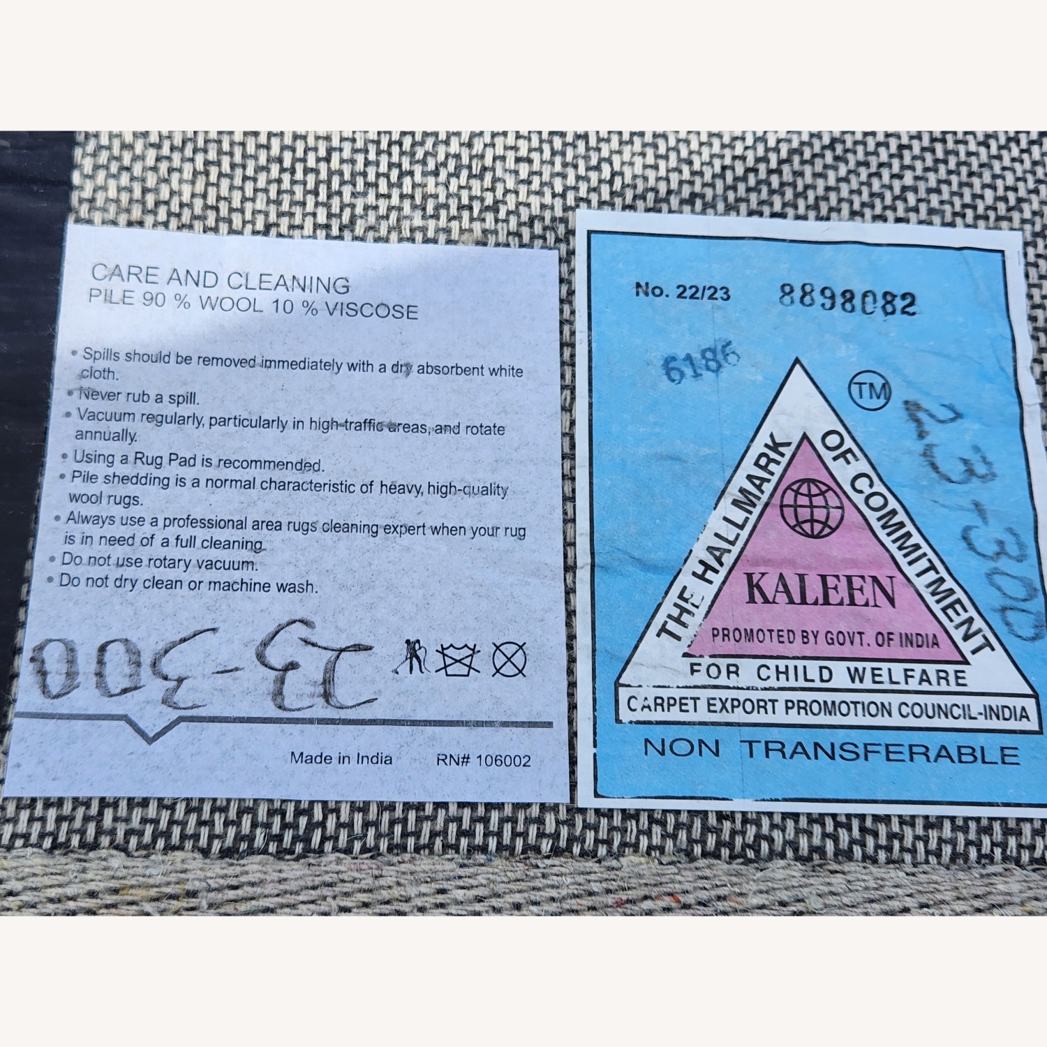 90% Wool Brooks Brothers 8'x10' Area Rug - image-7