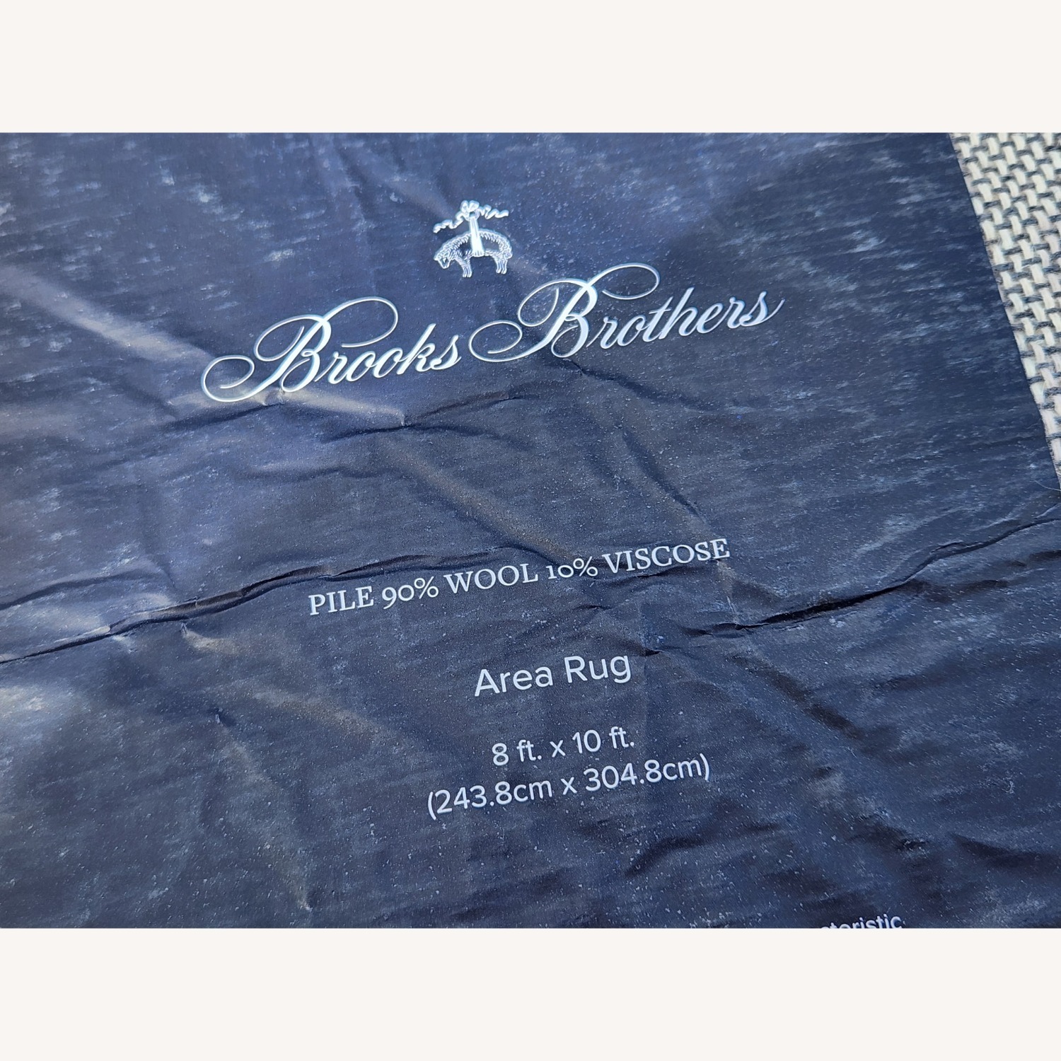 90% Wool Brooks Brothers 8'x10' Area Rug - image-2