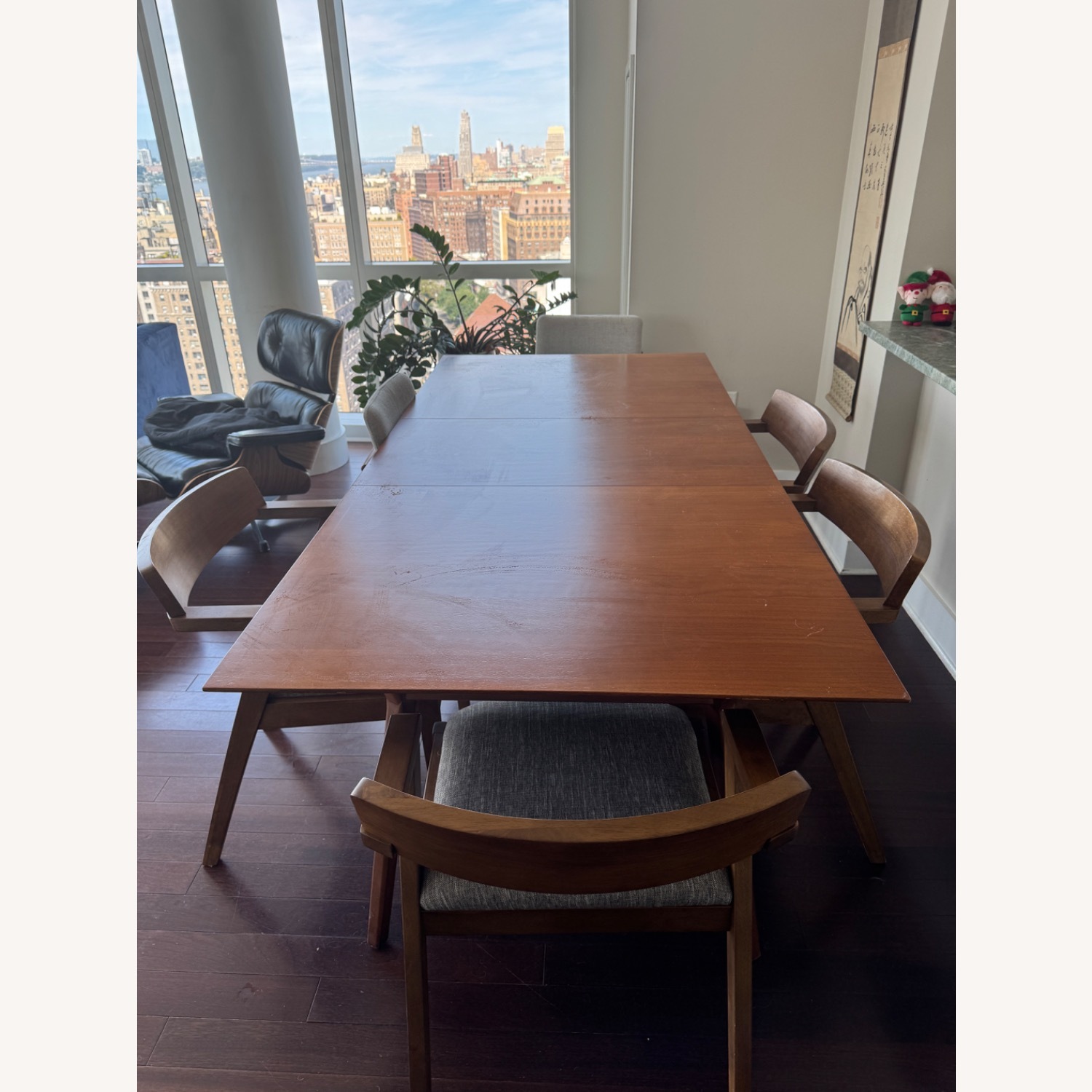West Elm Dark Brown Dining Table - image-2