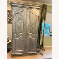 Hooker Furniture Corporation Dark Gray Wood Armoire