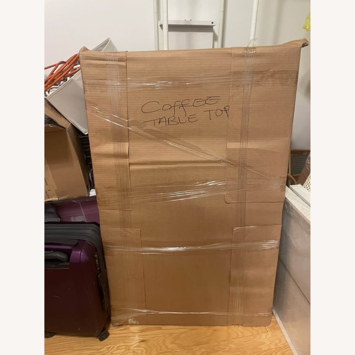 Midcentury Modern Glass and Metal Coffee Table - image-3