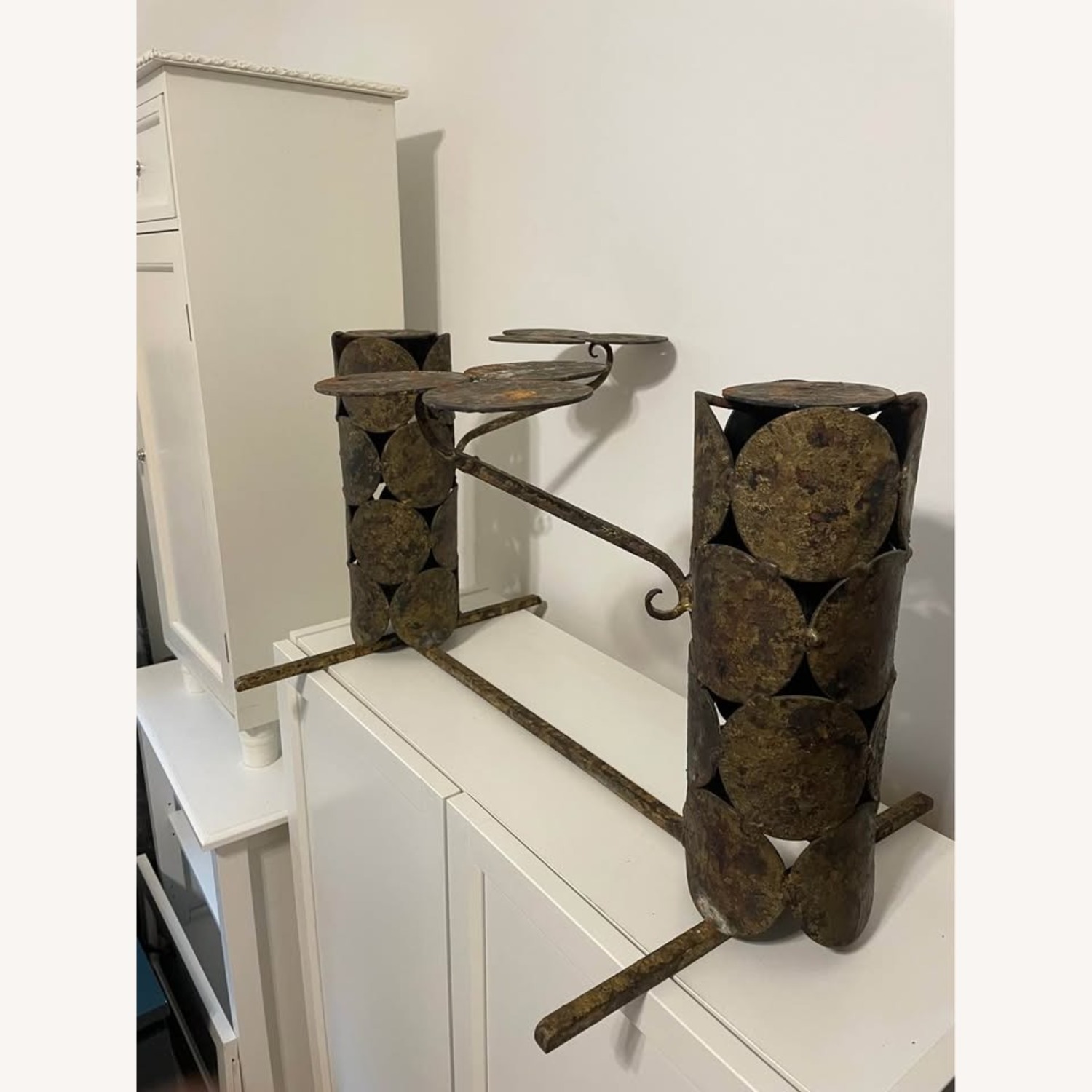 Midcentury Modern Glass and Metal Coffee Table - image-2