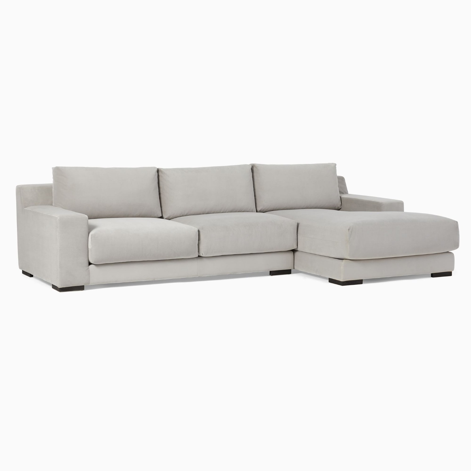 West Elm Dalton 2 Piece Right Sectional 121 - image-2