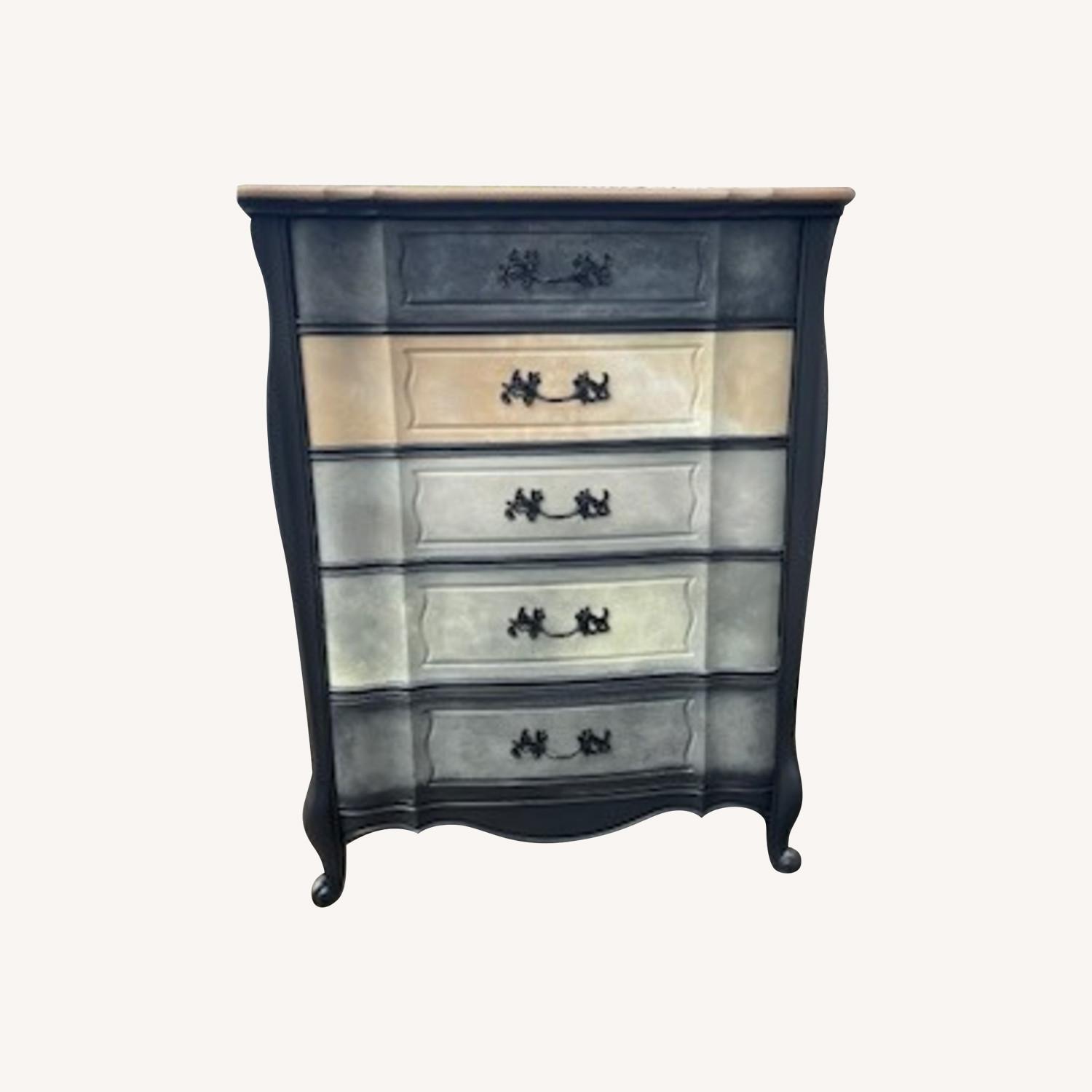 Antique Wood Dresser - image-0