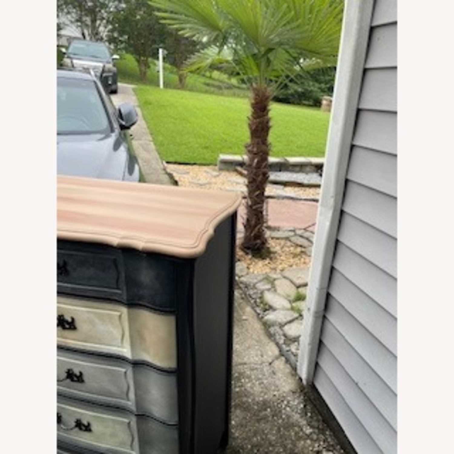 Antique Wood Dresser - image-8