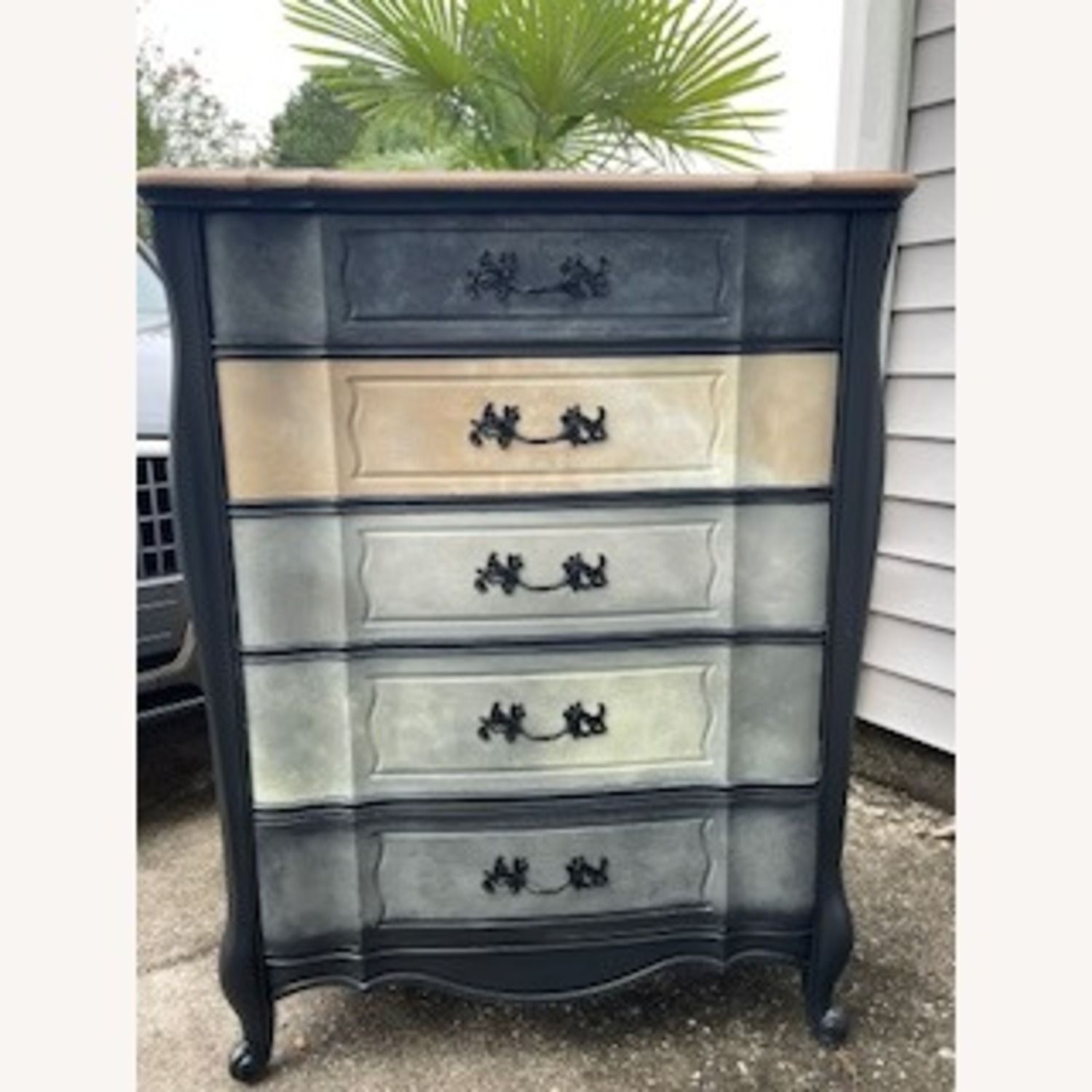 Antique Wood Dresser - image-5