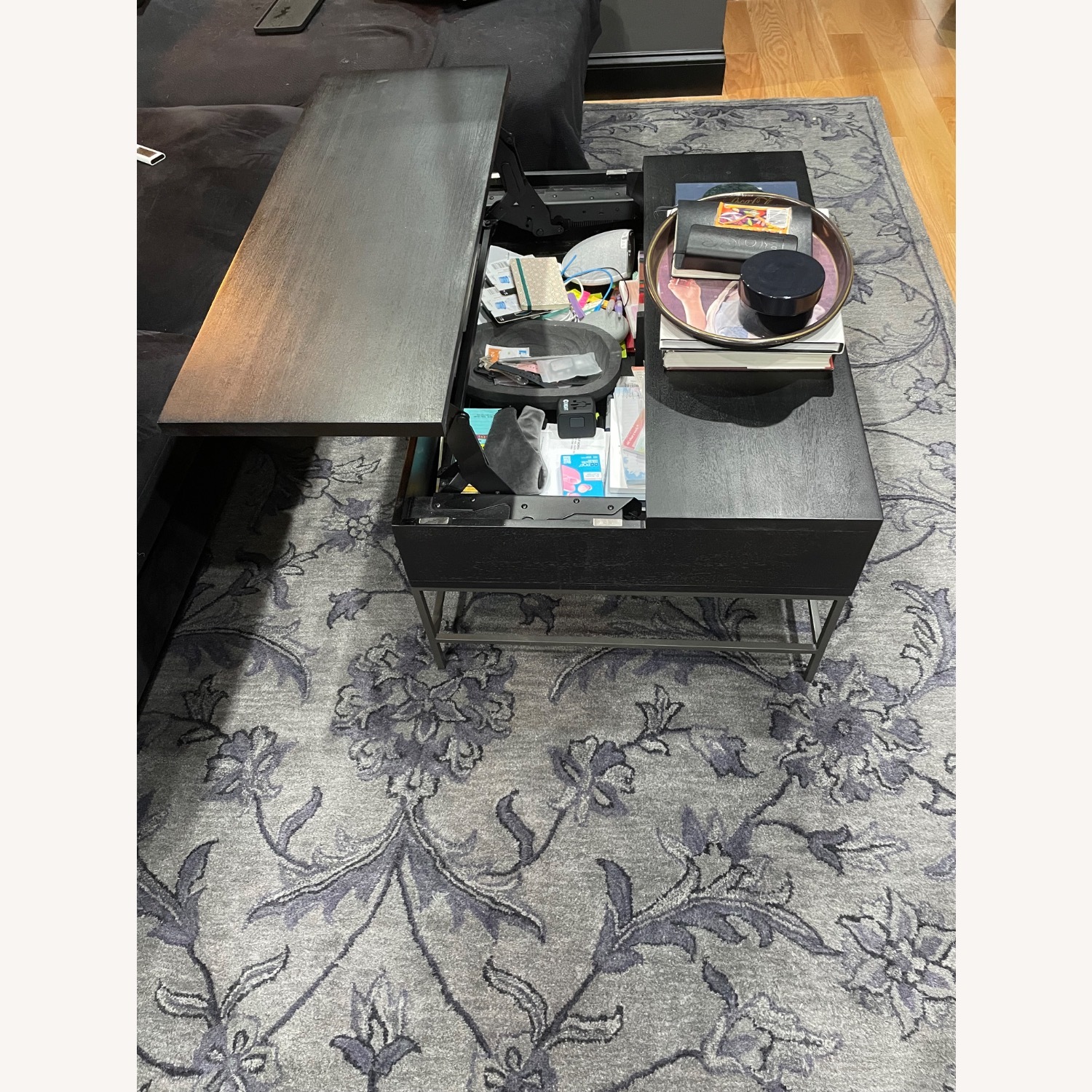 West Elm Industrial Storage Coffee Table  - image-3