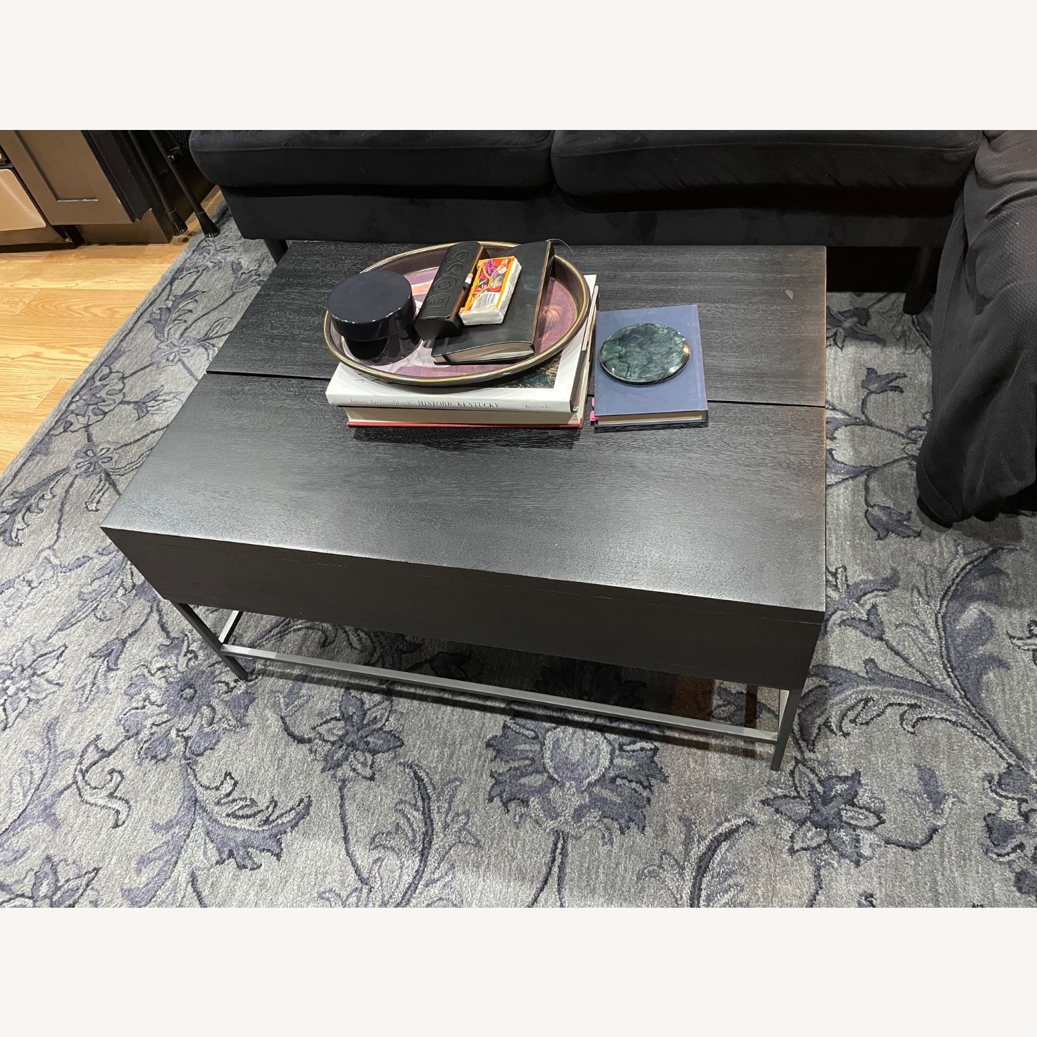West Elm Industrial Storage Coffee Table  - image-1