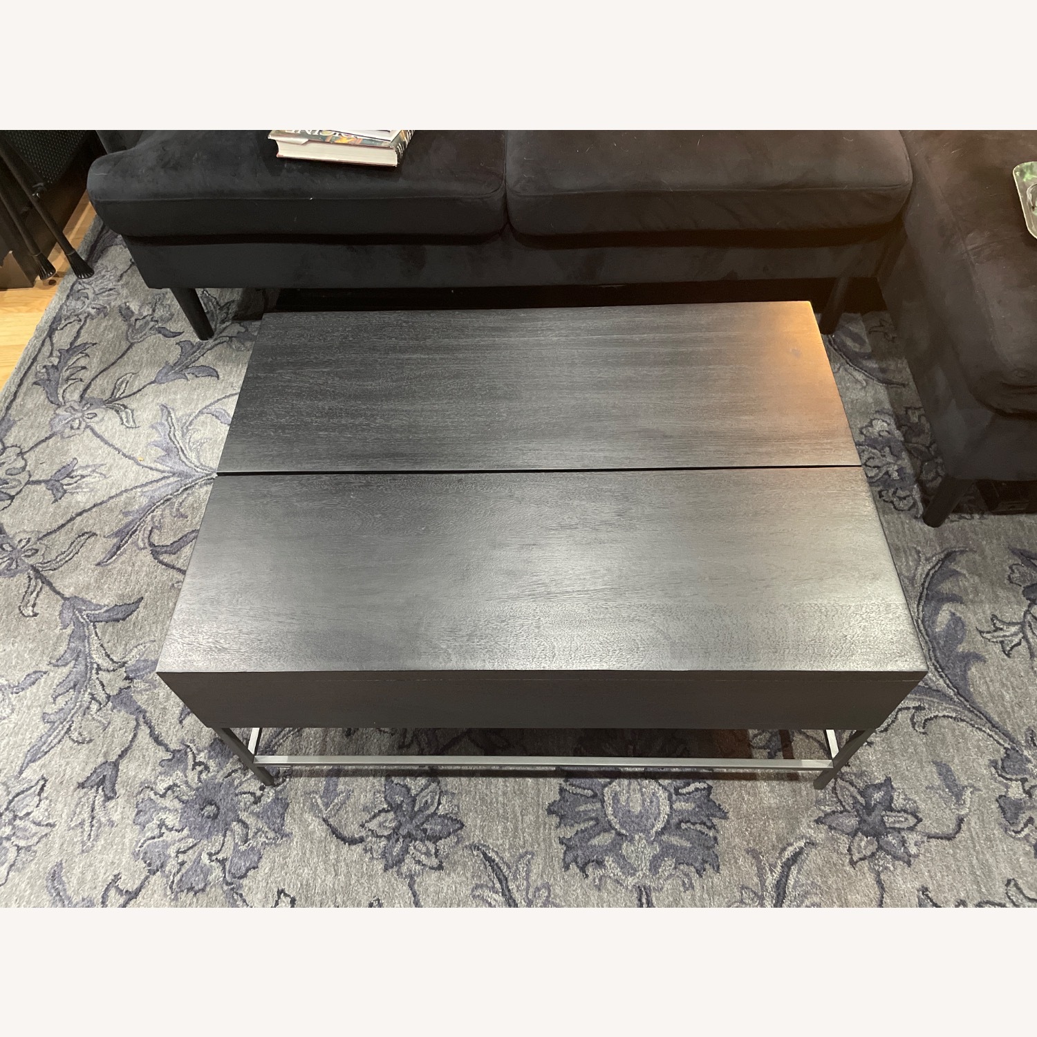 West Elm Industrial Storage Coffee Table  - image-5