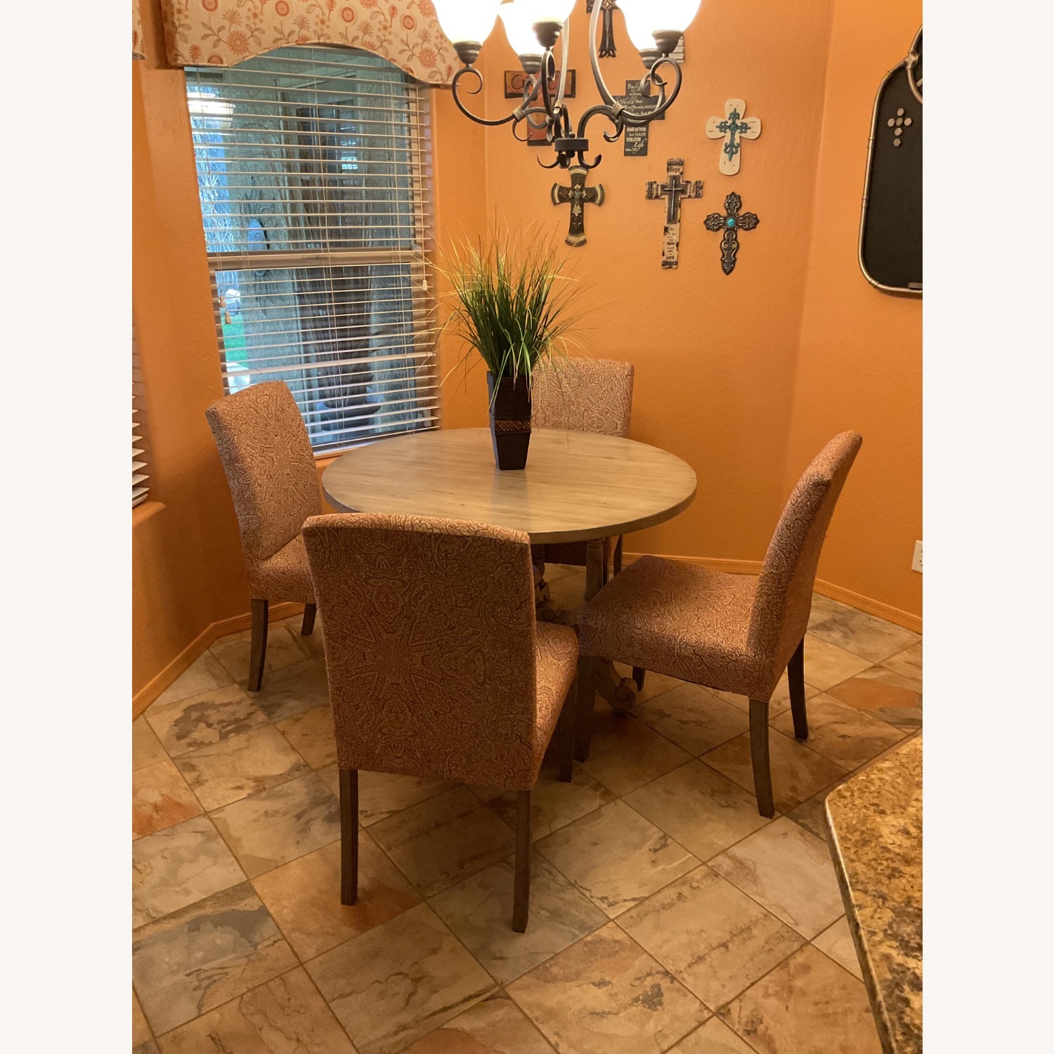 Natural Wood Dining Set - image-1