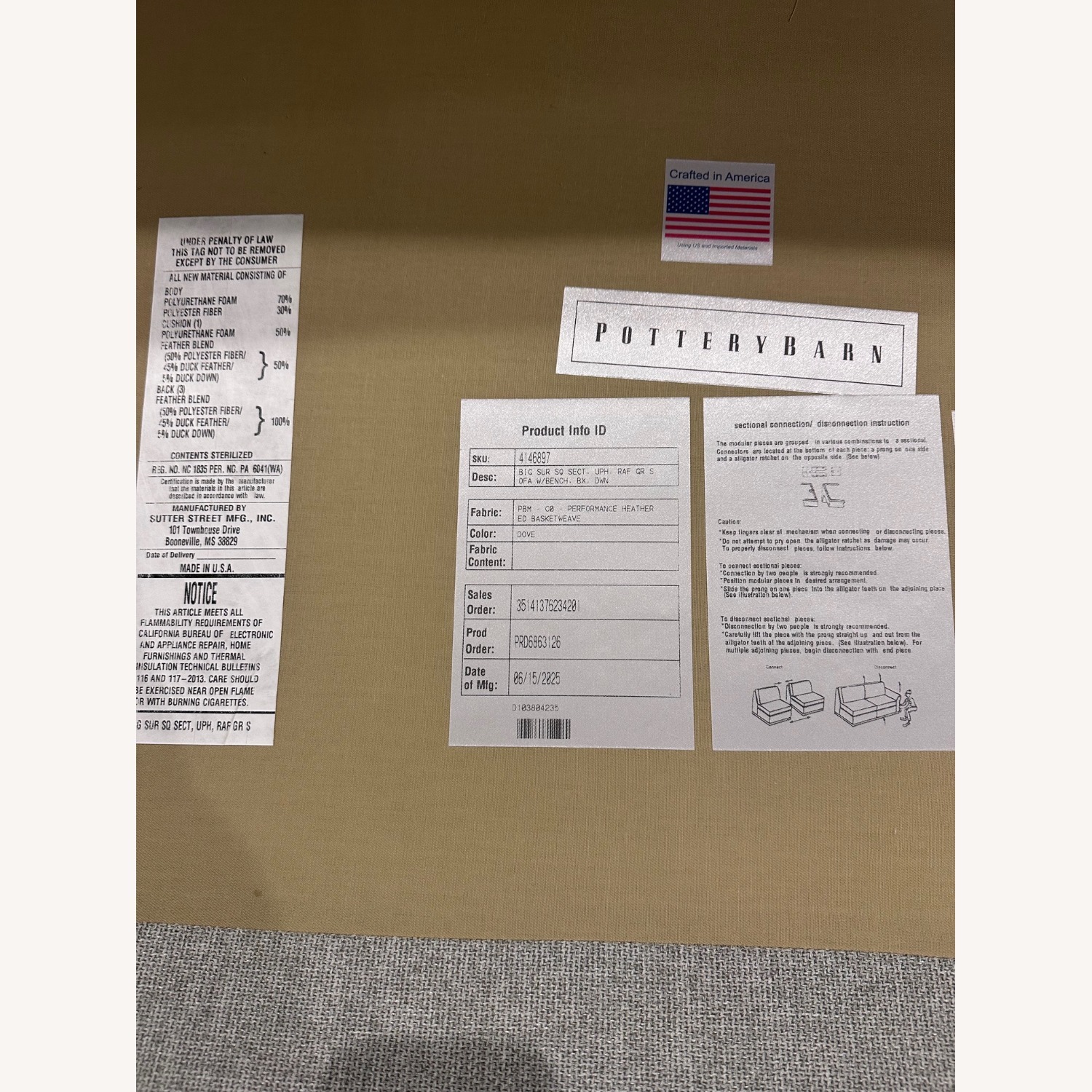 Pottery Barn Big Sur Sectional - image-14