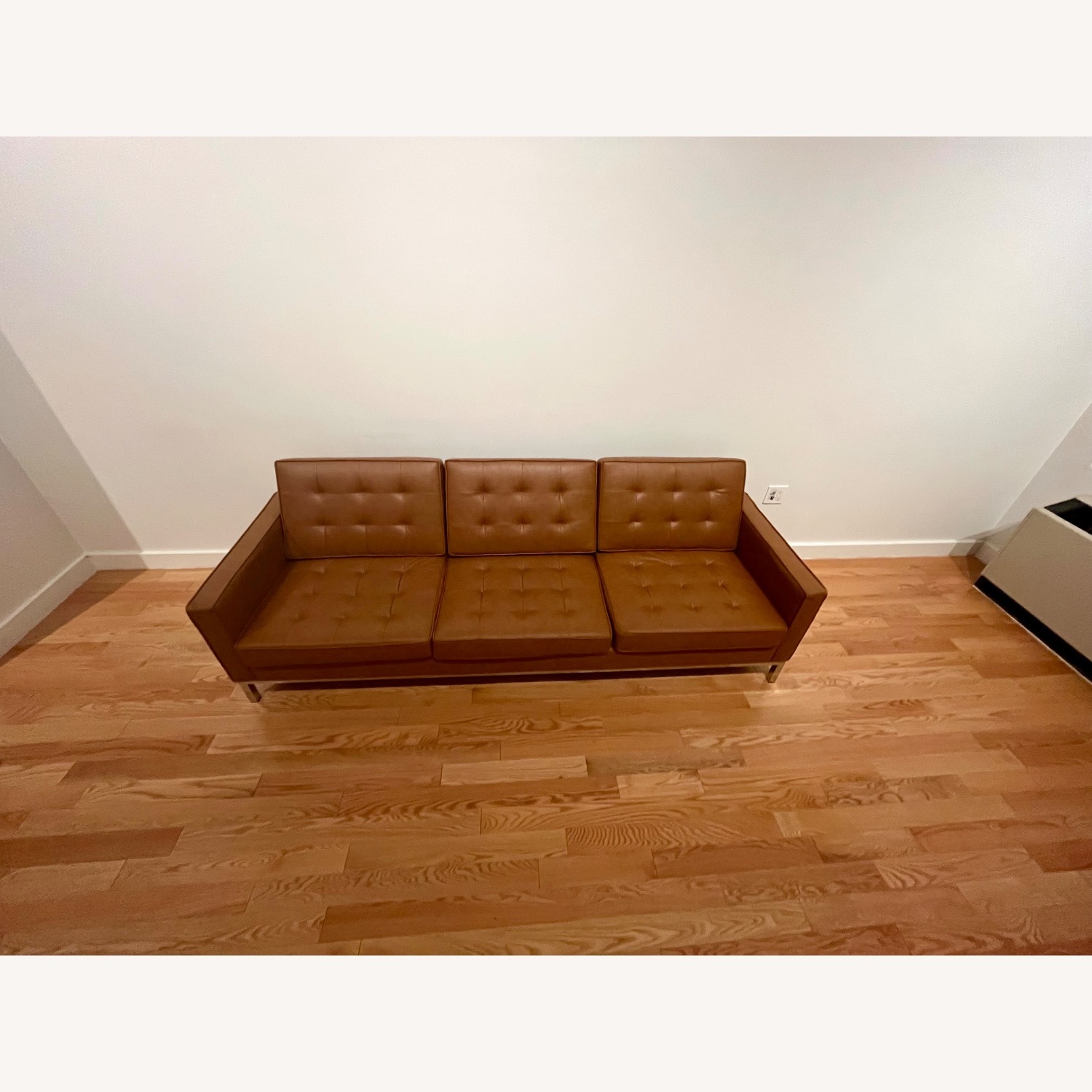 Modway Loft Light Brown Faux Leather 3+ Seater Sofa - image-2