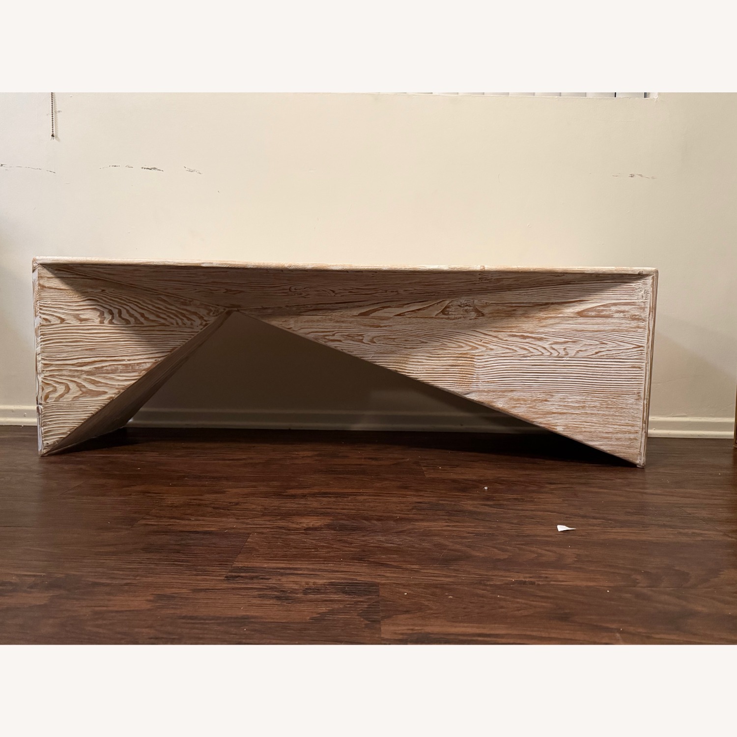 Crate & Barrel Nord White Wood Entryway Bench - image-1