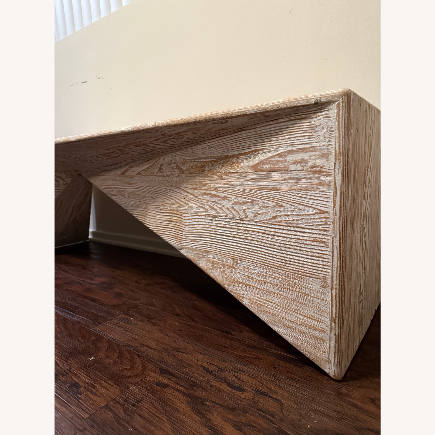 Crate & Barrel Nord White Wood Entryway Bench - image-3