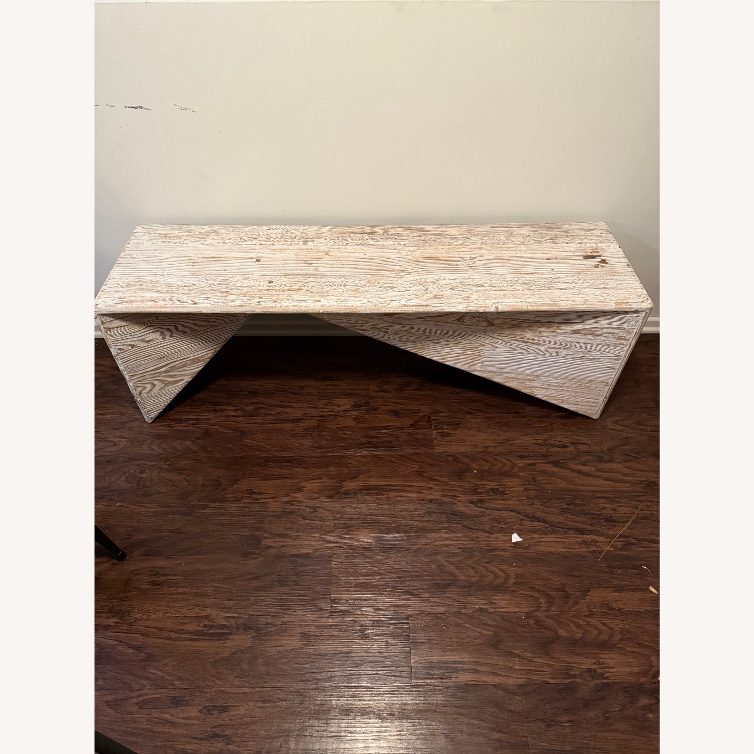 Crate & Barrel Nord White Wood Entryway Bench - image-2