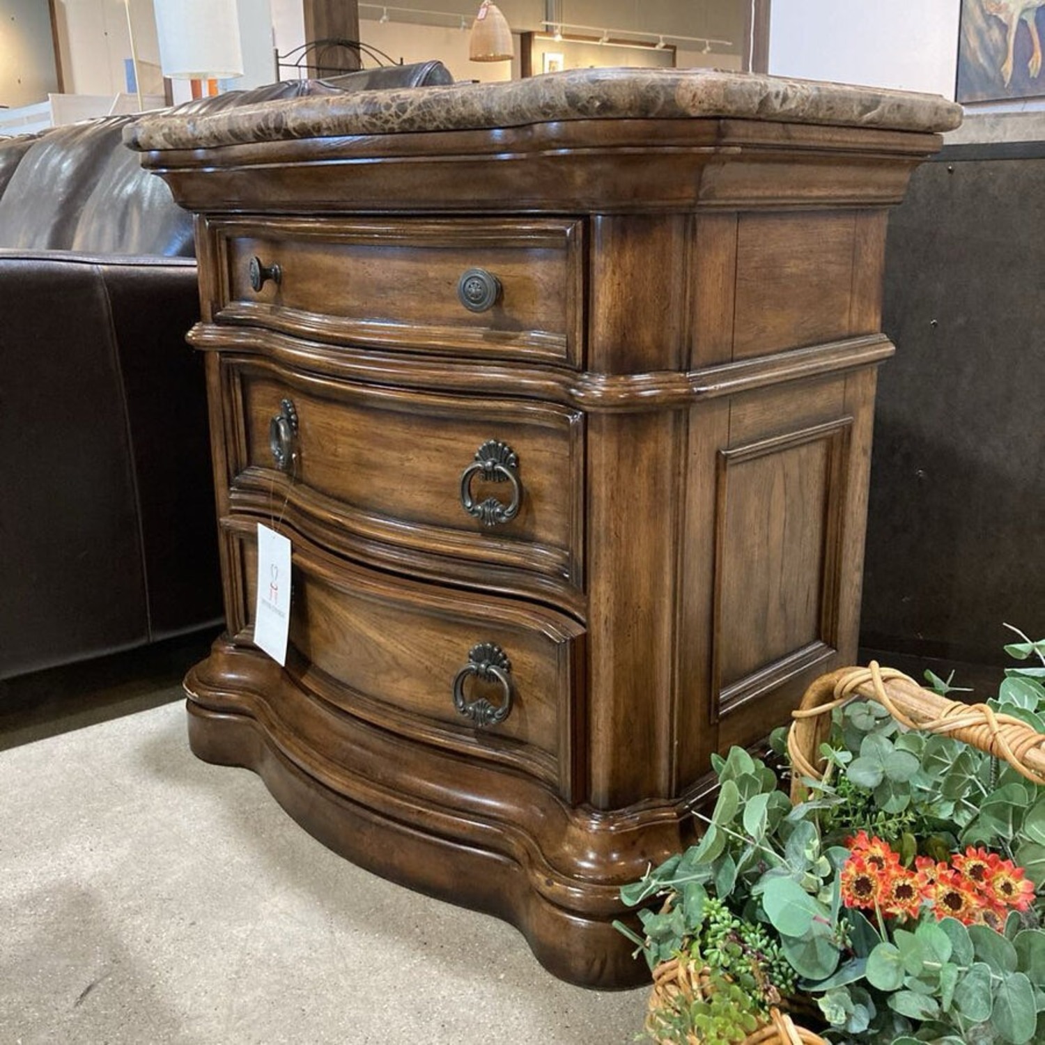 Plunkett San Mateo Traditional 3-Drawer Nightstand - image-3