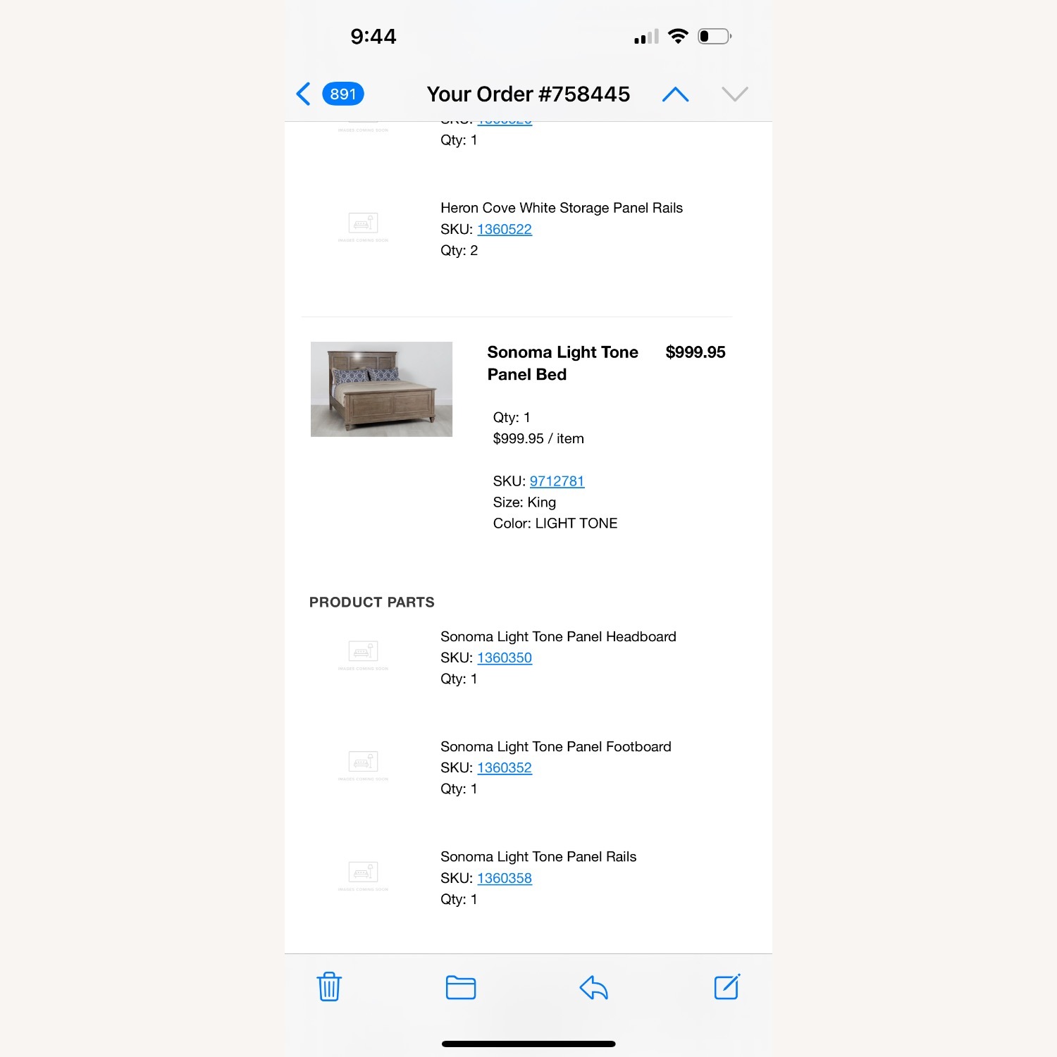 City Furniture King Bed - image-4