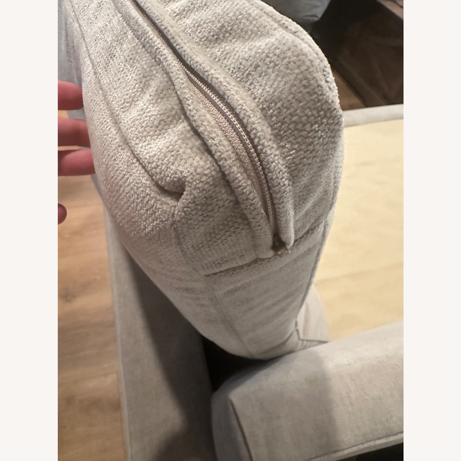 West Elm Harmony Grey Sofa - image-10