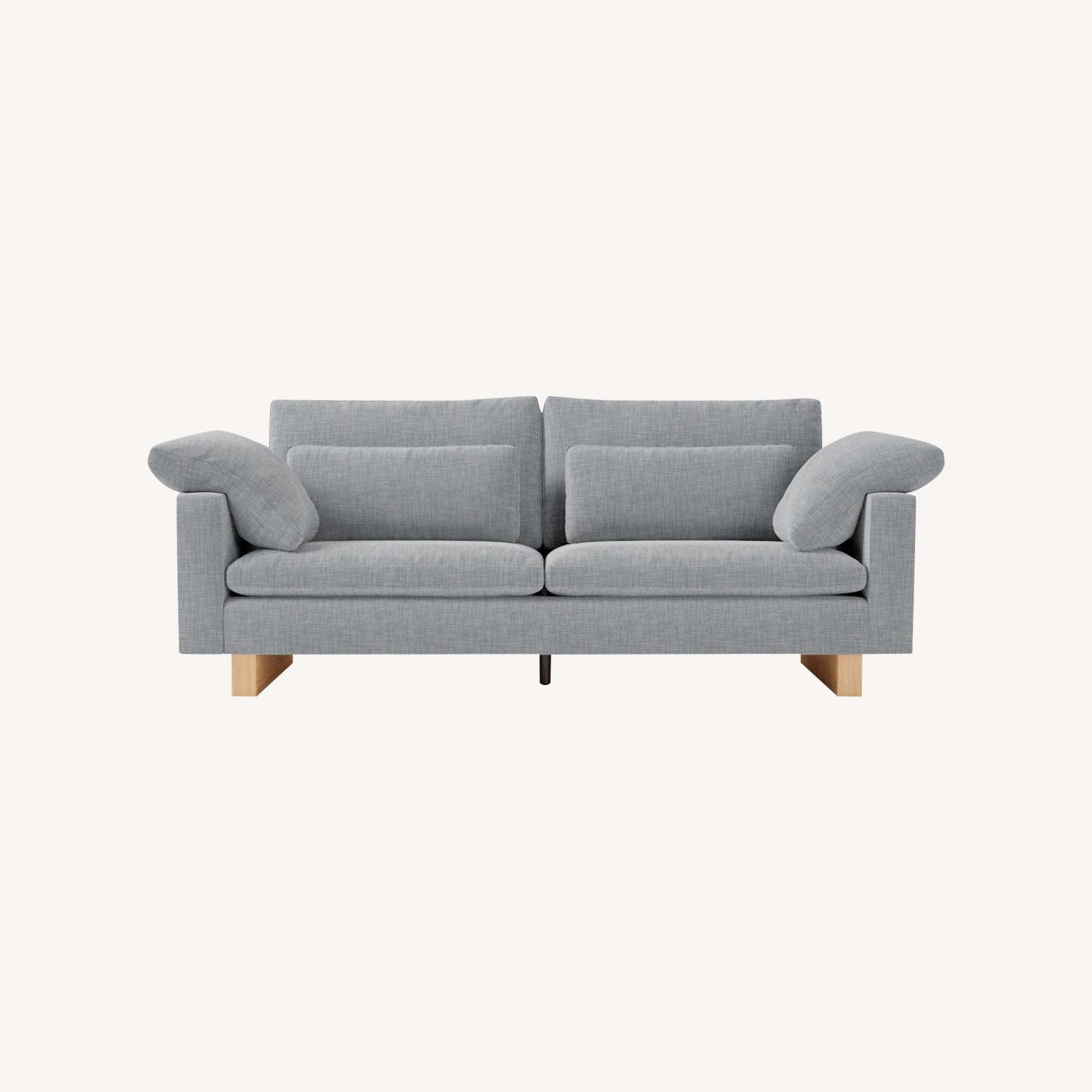 West Elm Harmony Grey Sofa - image-0