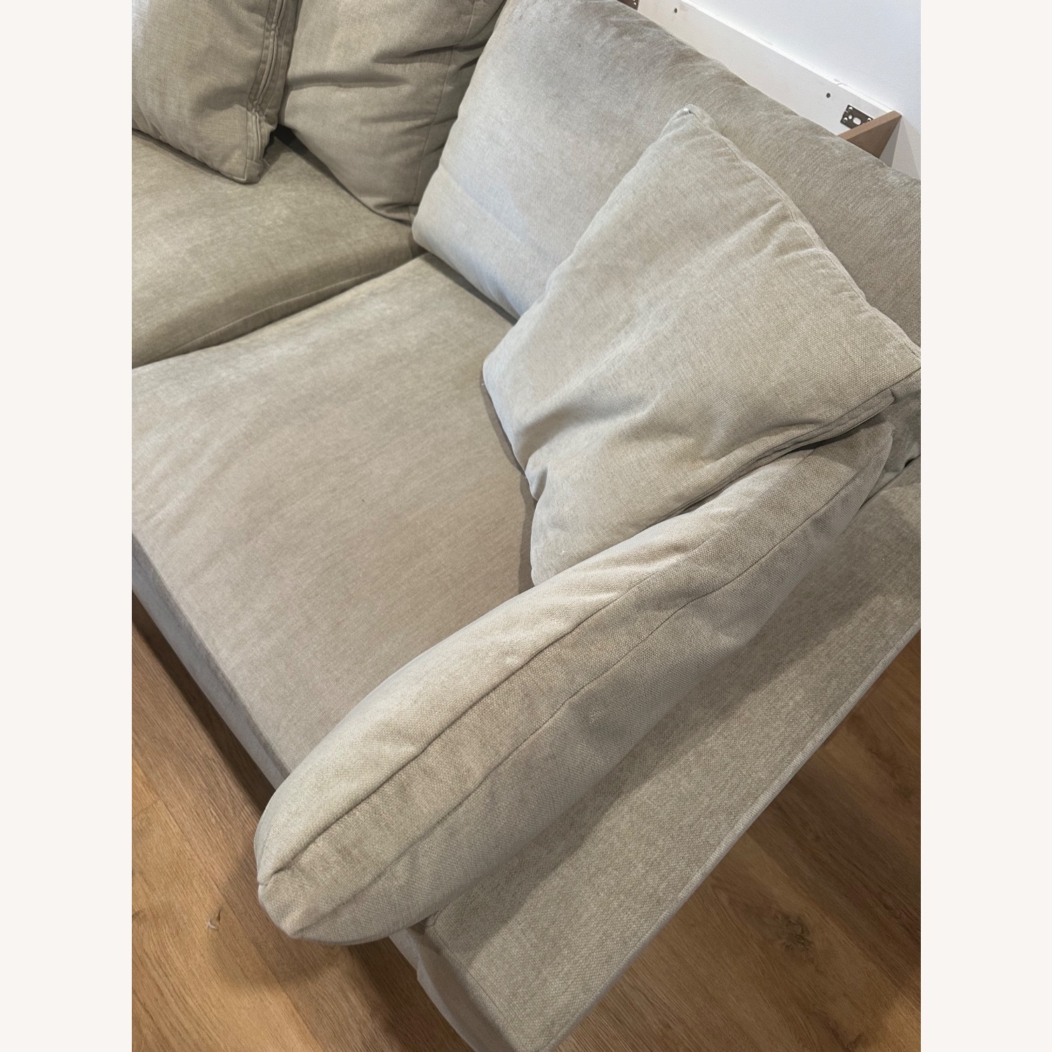 West Elm Harmony Grey Sofa - image-7