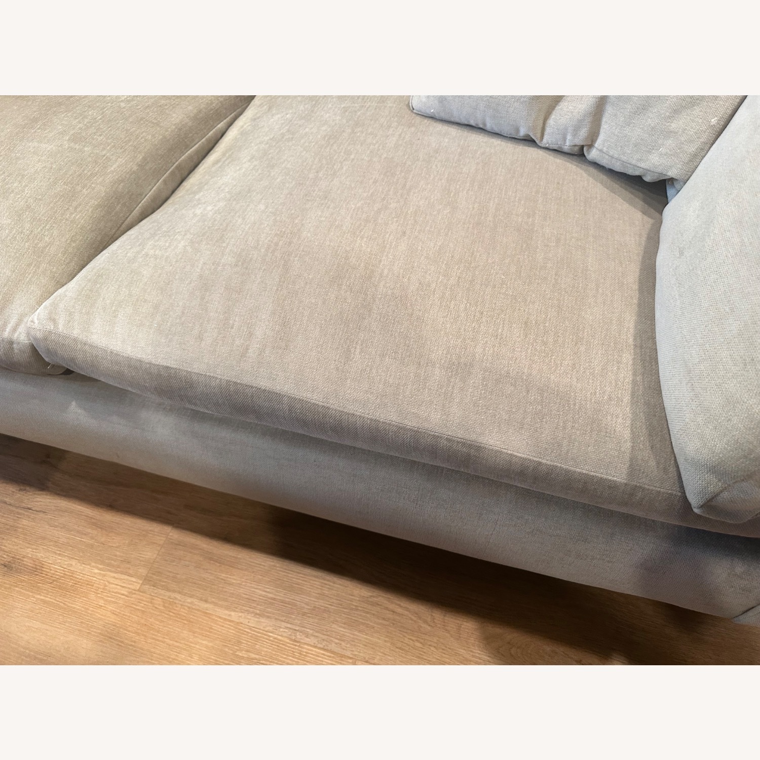 West Elm Harmony Grey Sofa - image-5