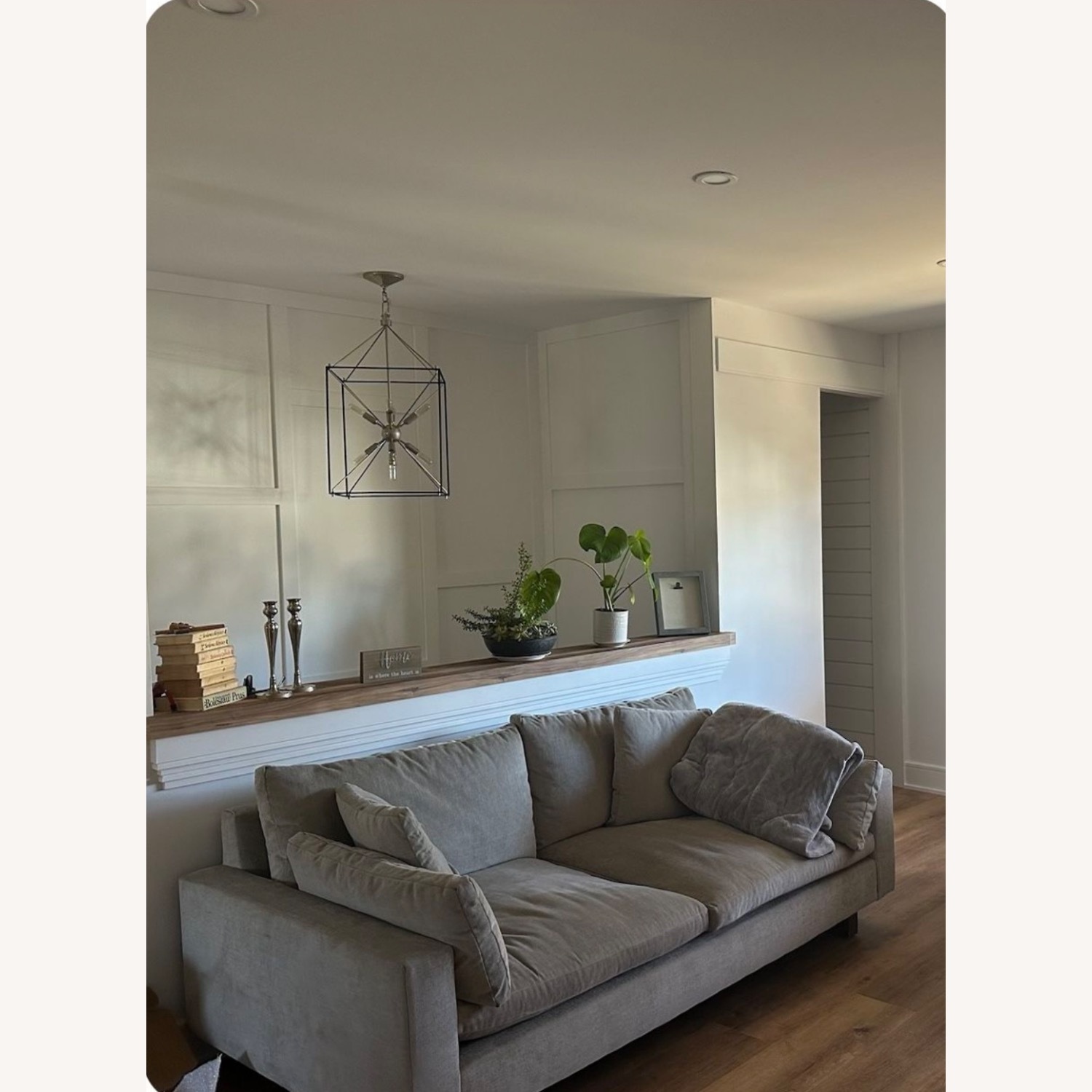 West Elm Harmony Grey Sofa - image-1