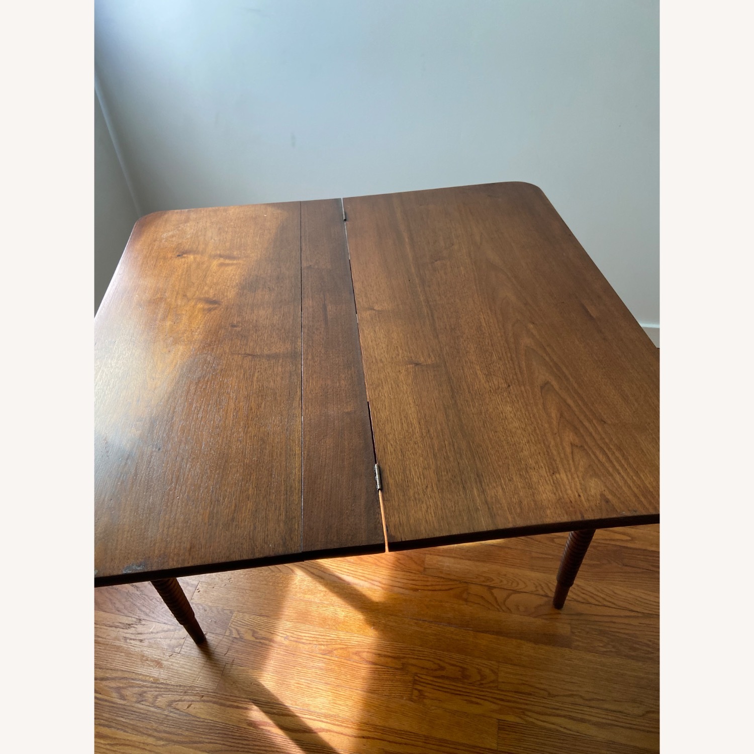 Dark Brown Wood Dining Table - image-10