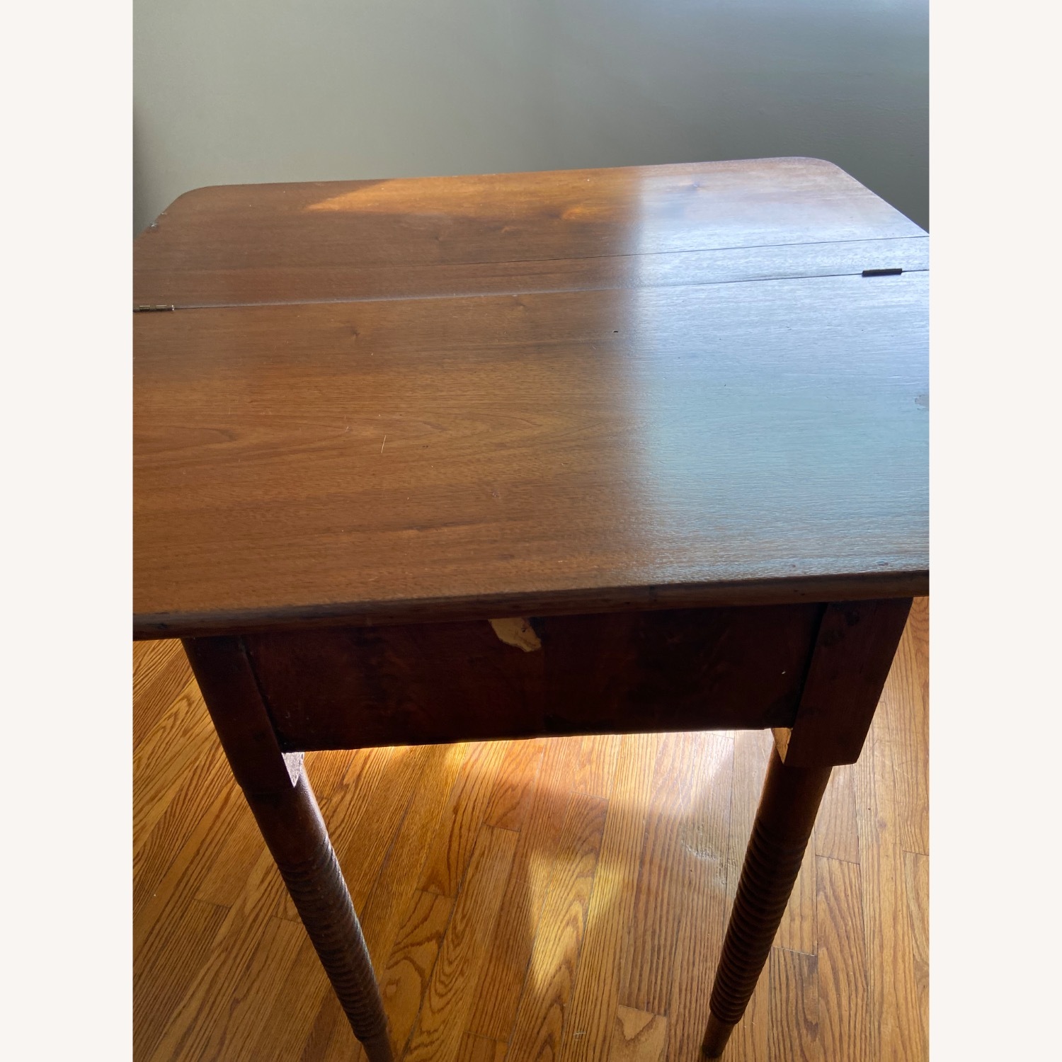 Dark Brown Wood Dining Table - image-11