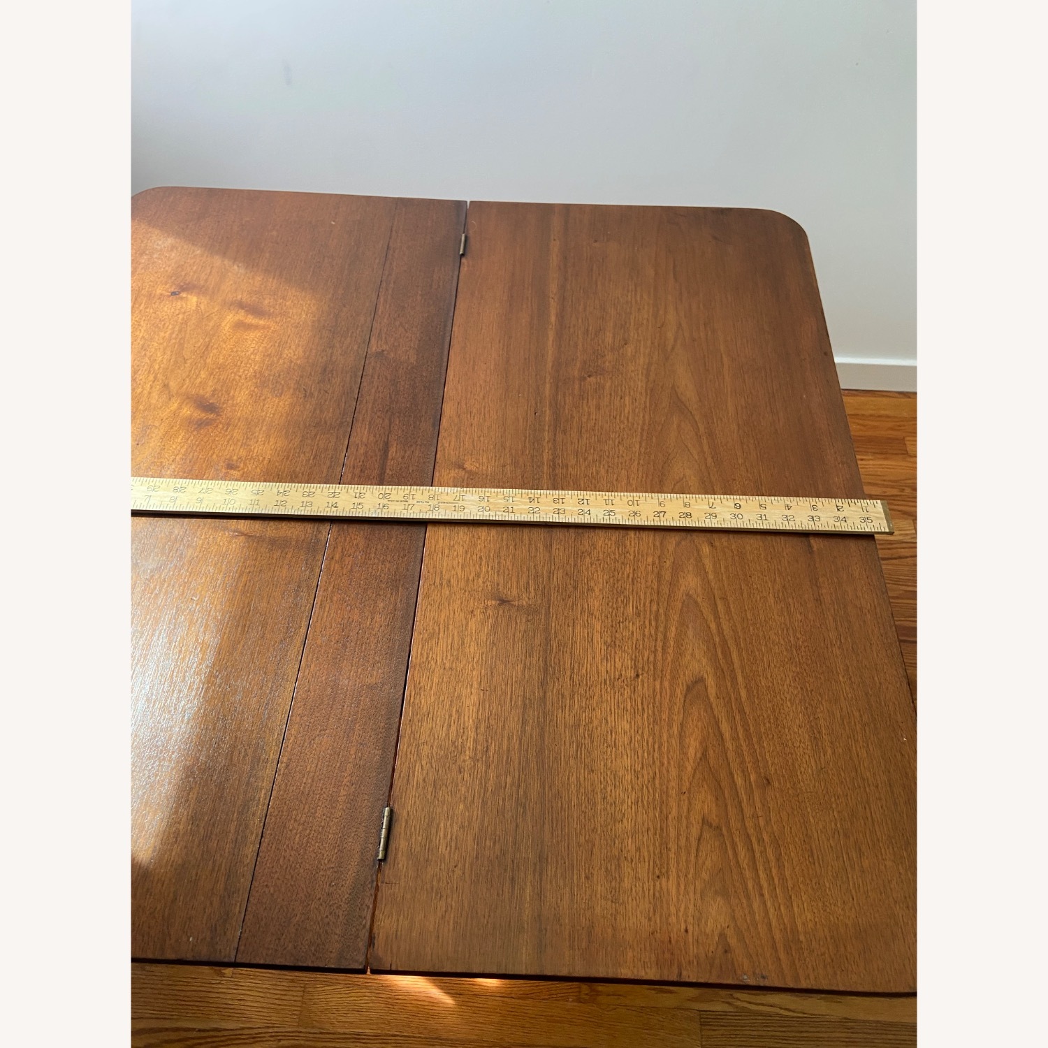 Dark Brown Wood Dining Table - image-7