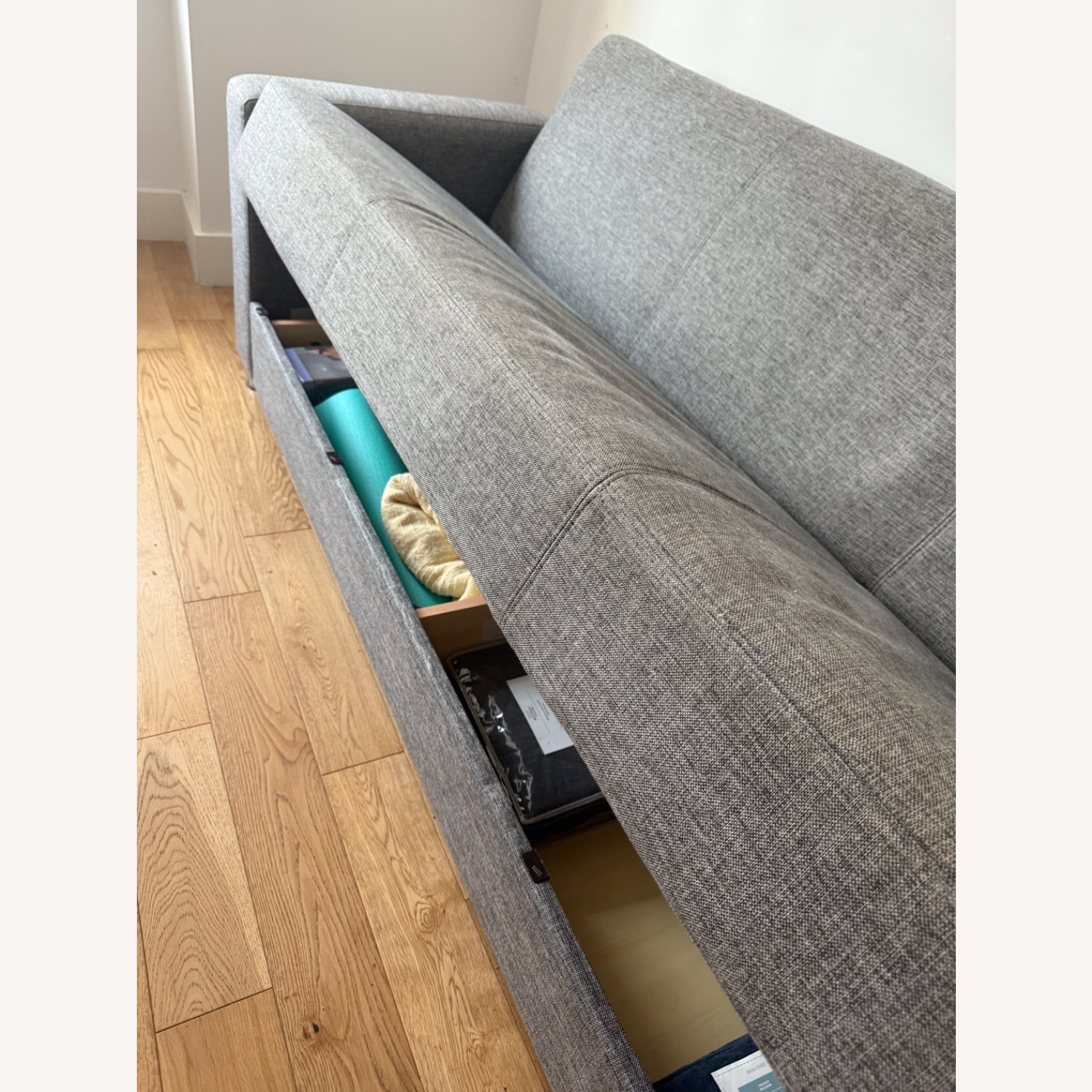 Istikbal Furniture Light Gray 3+ Seater Sofa Bed - image-2