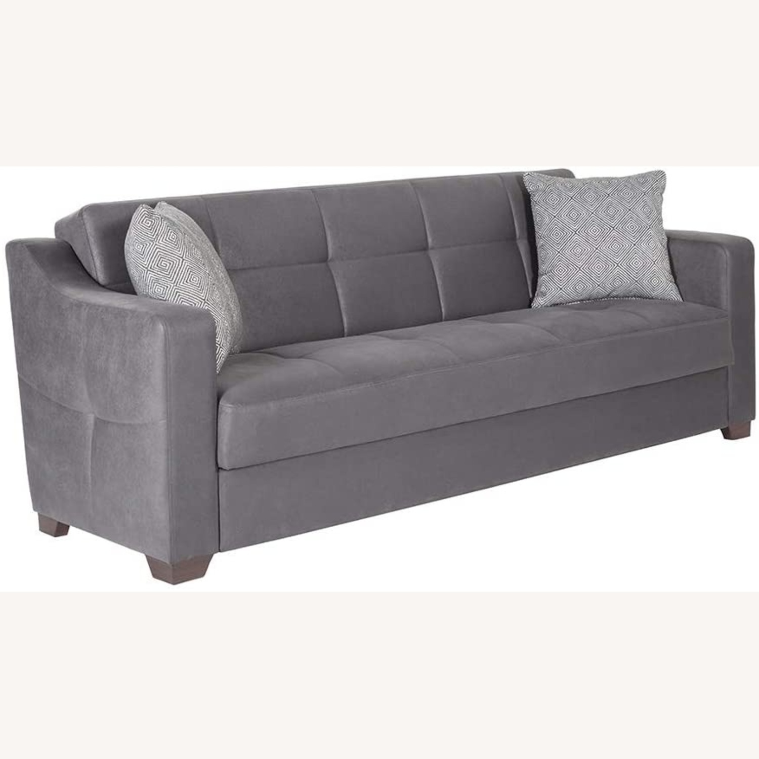 Istikbal Furniture Light Gray 3+ Seater Sofa Bed - image-5