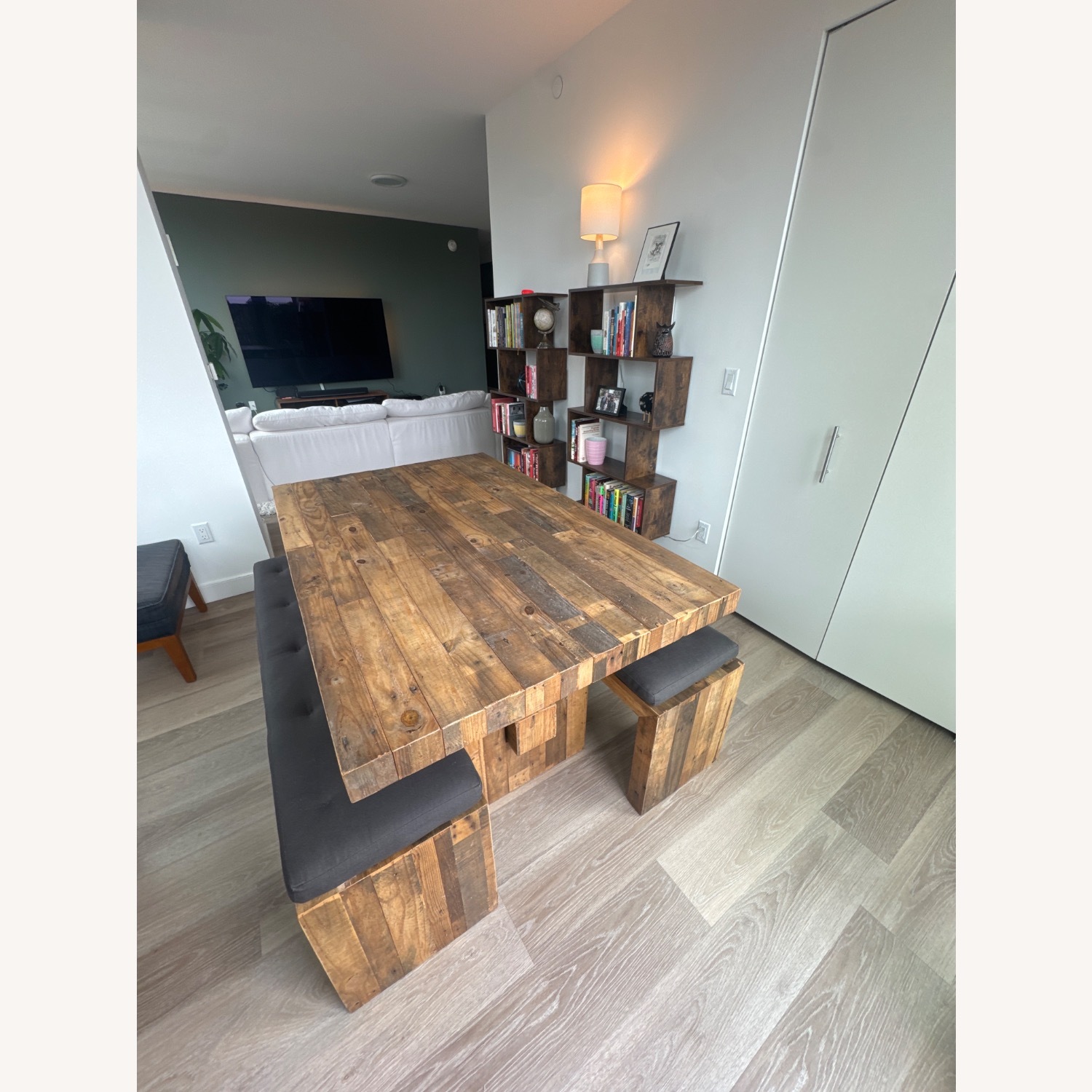 West Elm Emmerson Table and Benches - image-3