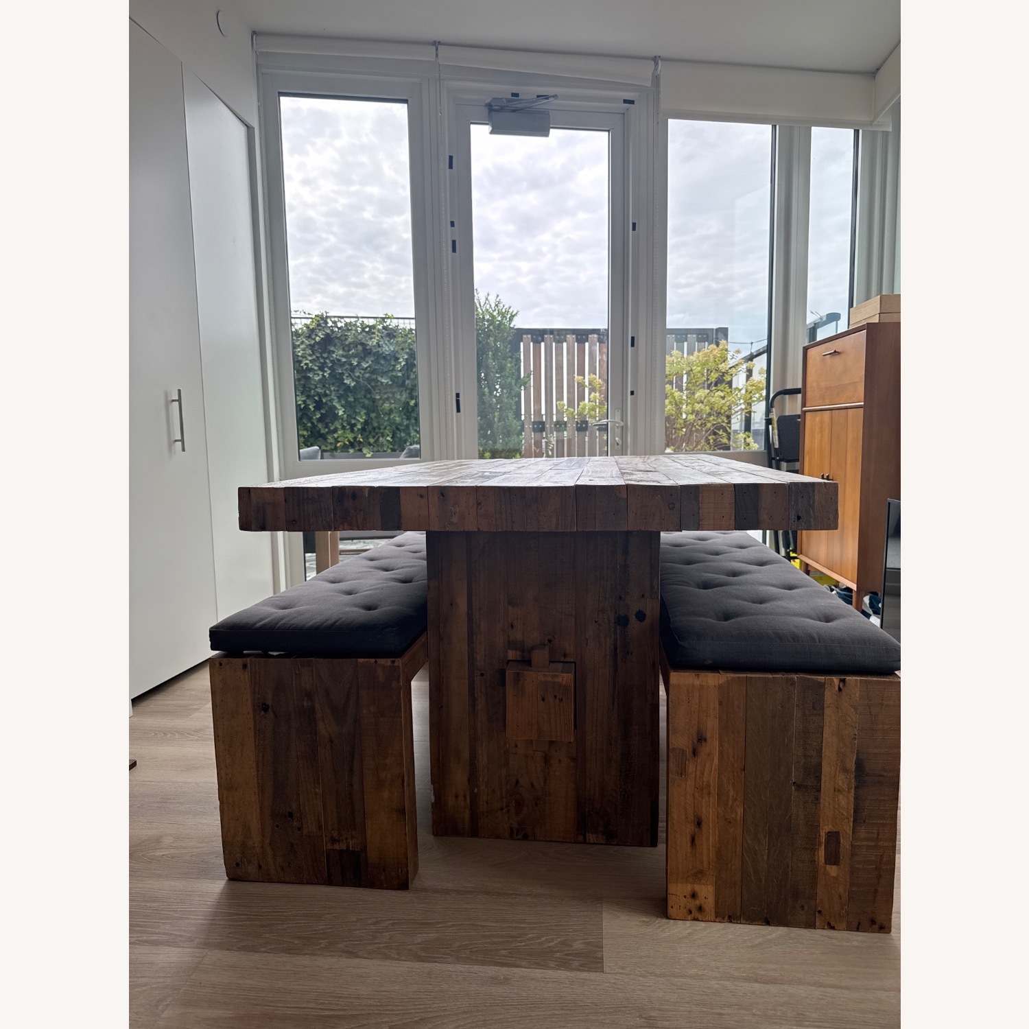 West Elm Emmerson Table and Benches - image-5