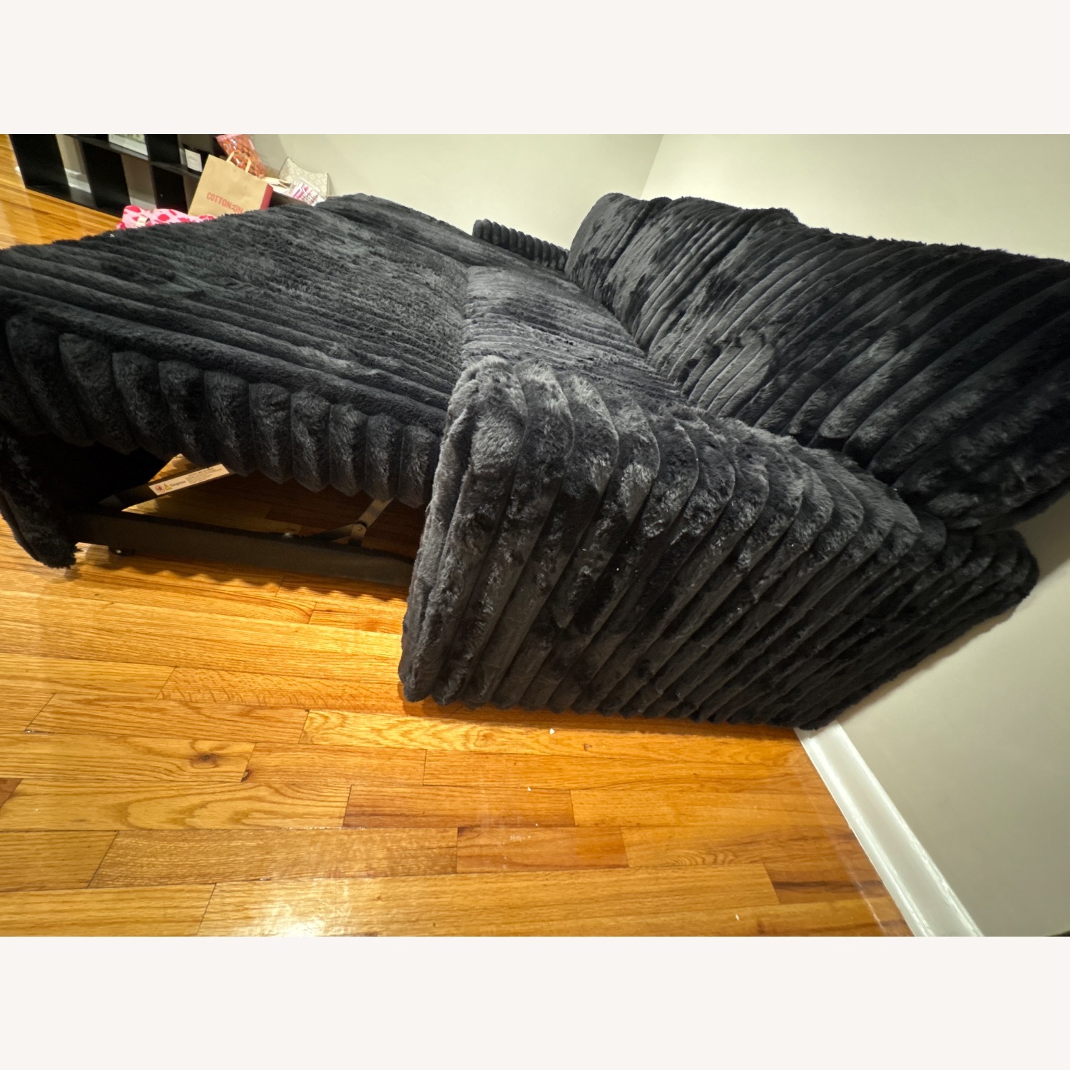 Vintage/Antique Finds Black 2 Seater Sofa - image-2