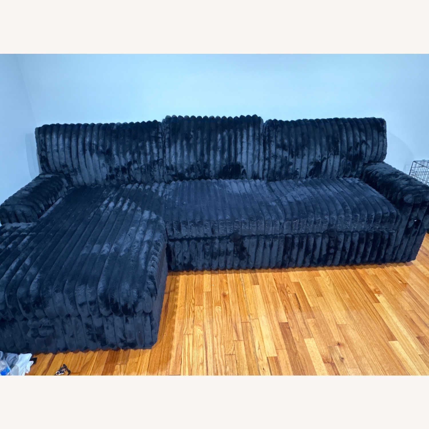 Vintage/Antique Finds Black 2 Seater Sofa - image-4