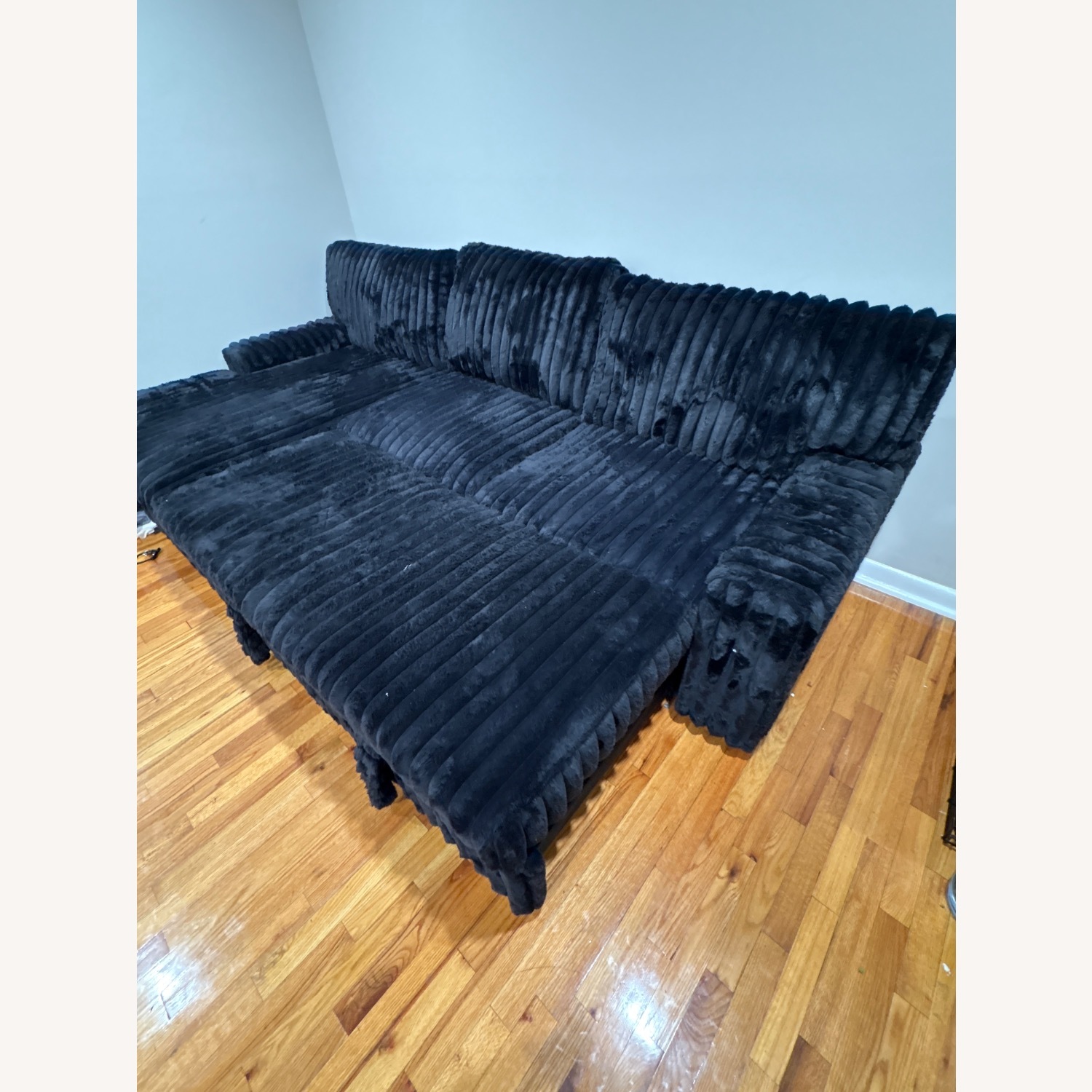 Vintage/Antique Finds Black 2 Seater Sofa - image-3