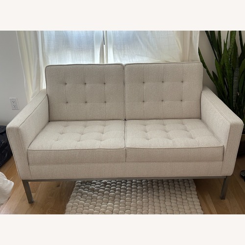 Used Steelcase Vintage Knoll Collab Greenhouse Loveseat for sale on AptDeco