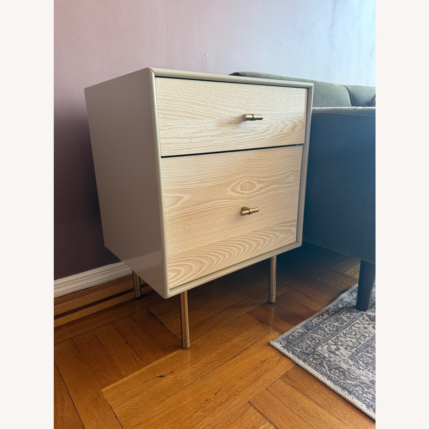 West Elm Modernist Nightstand - image-2