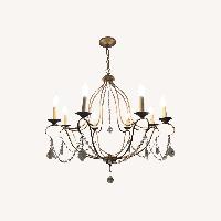 Natural Glass Ceiling Lamp